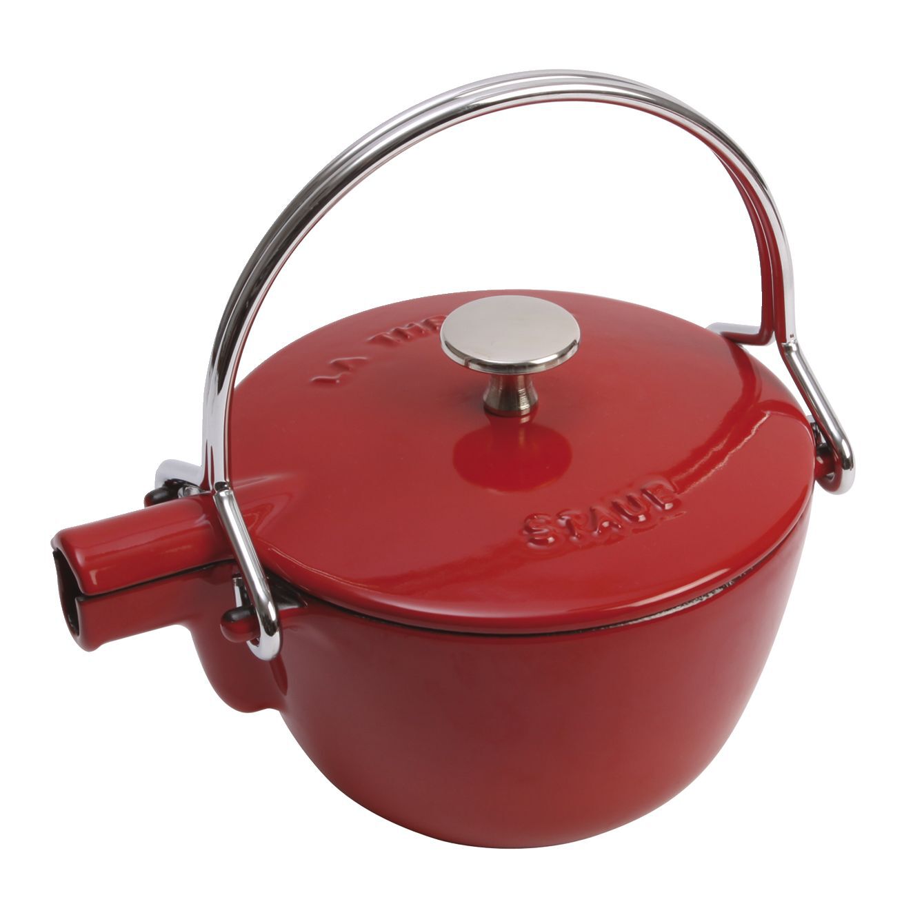 STAUB Specialities 1.1 L Tea Pot, Cherry-Cookware-DECOROLALA