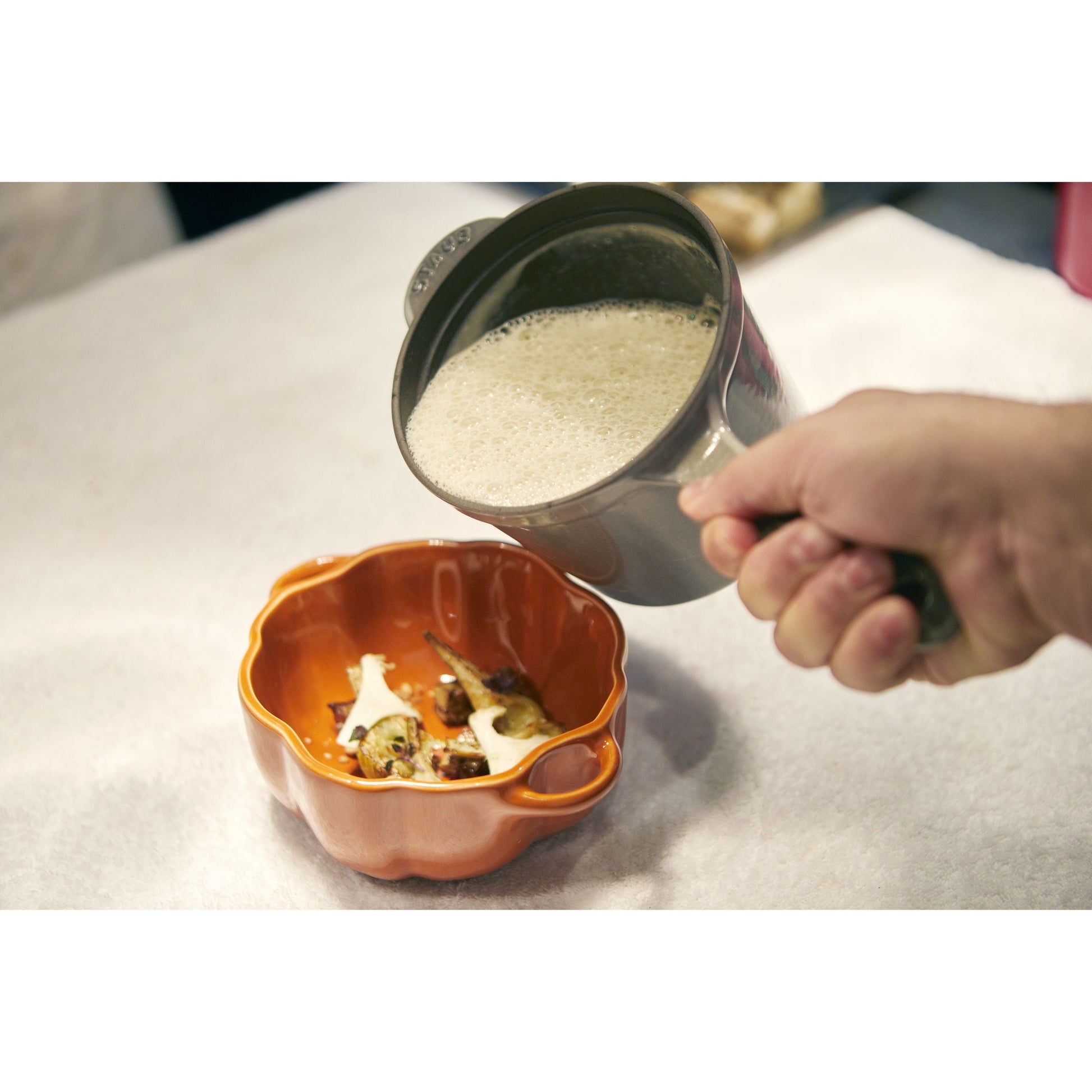 STAUB Specialities 1.25 L Cast Iron Round Sauce Pan, Graphite-Grey-Saucepan-DECOROLALA