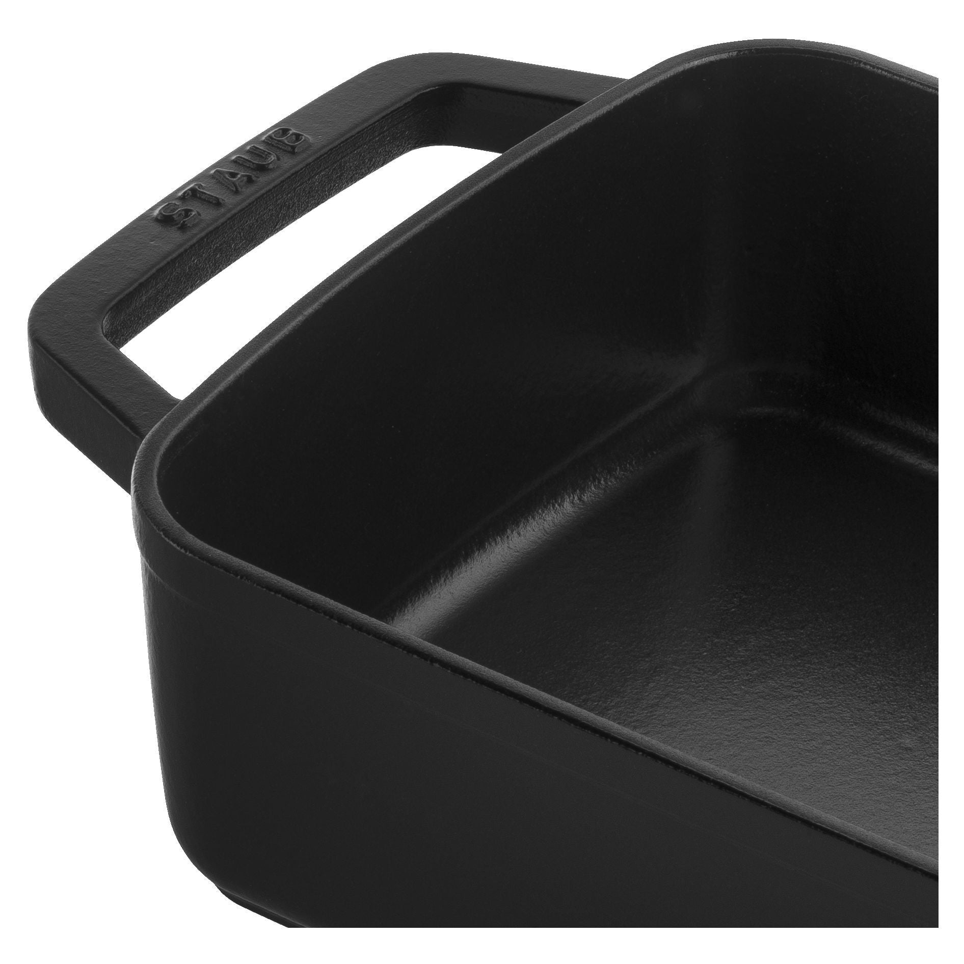 STAUB Specialities 3 L Cast Iron Rectangular Roasting And Baking Pan, Black-Saucepan-DECOROLALA