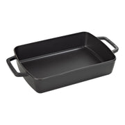 STAUB Specialities 3 L Cast Iron Rectangular Roasting And Baking Pan, Black-Saucepan-DECOROLALA