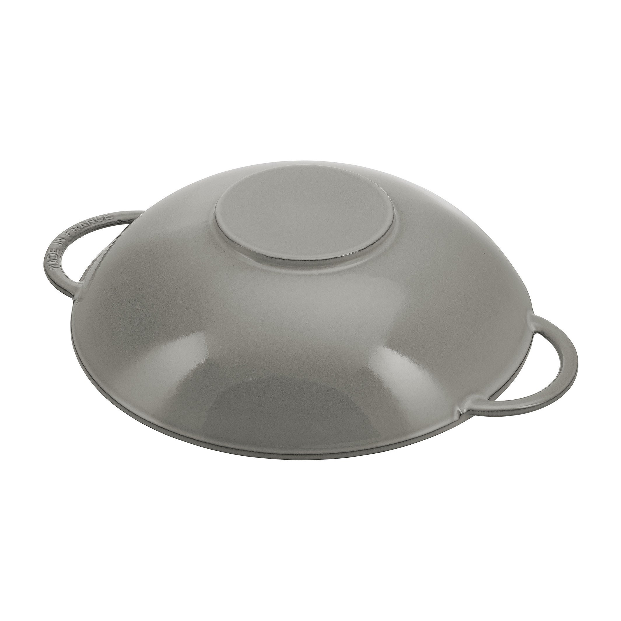 STAUB Specialities 37cm Cast Iron Wok - Graphite-Grey-Wok-DECOROLALA