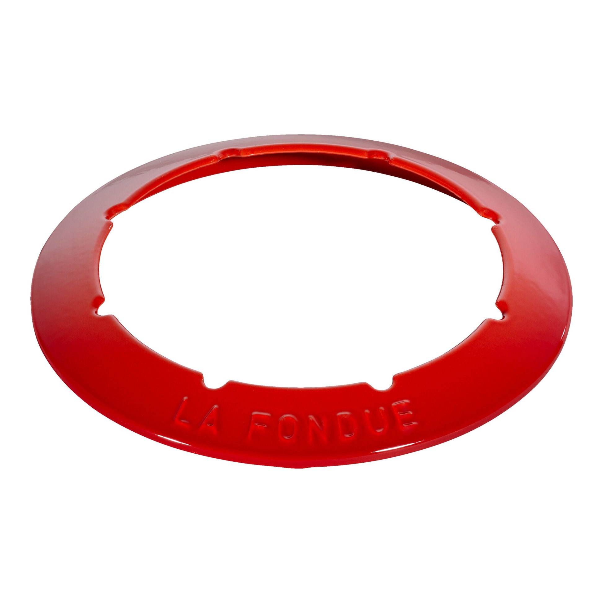 STAUB Specialities Cast Iron Fondue Set, Cherry-Fondue Pot-DECOROLALA