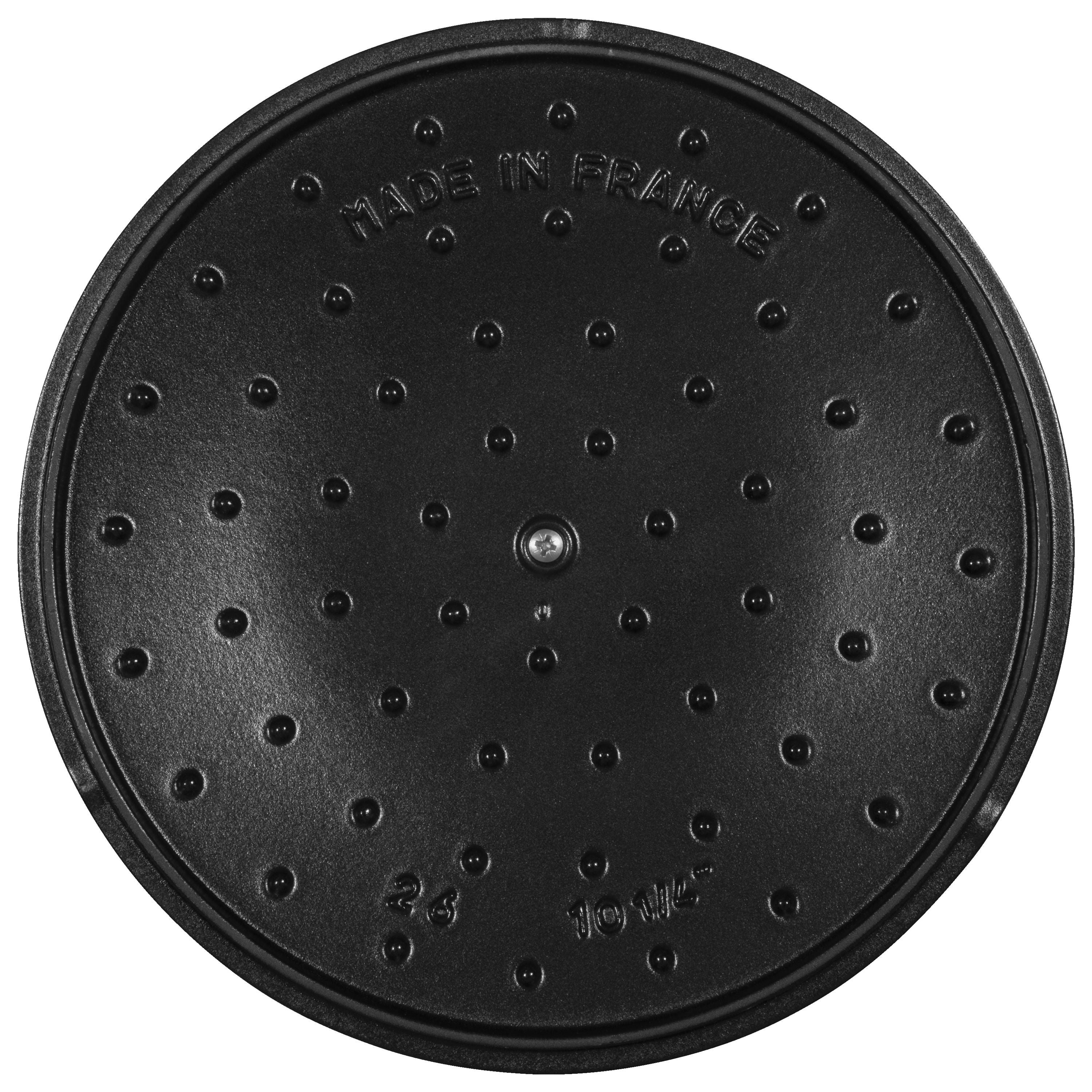 STAUB Stackable Set Stackable Set Large 4 Piece Cast Iron, Dark-Blue-Cookware Set-DECOROLALA