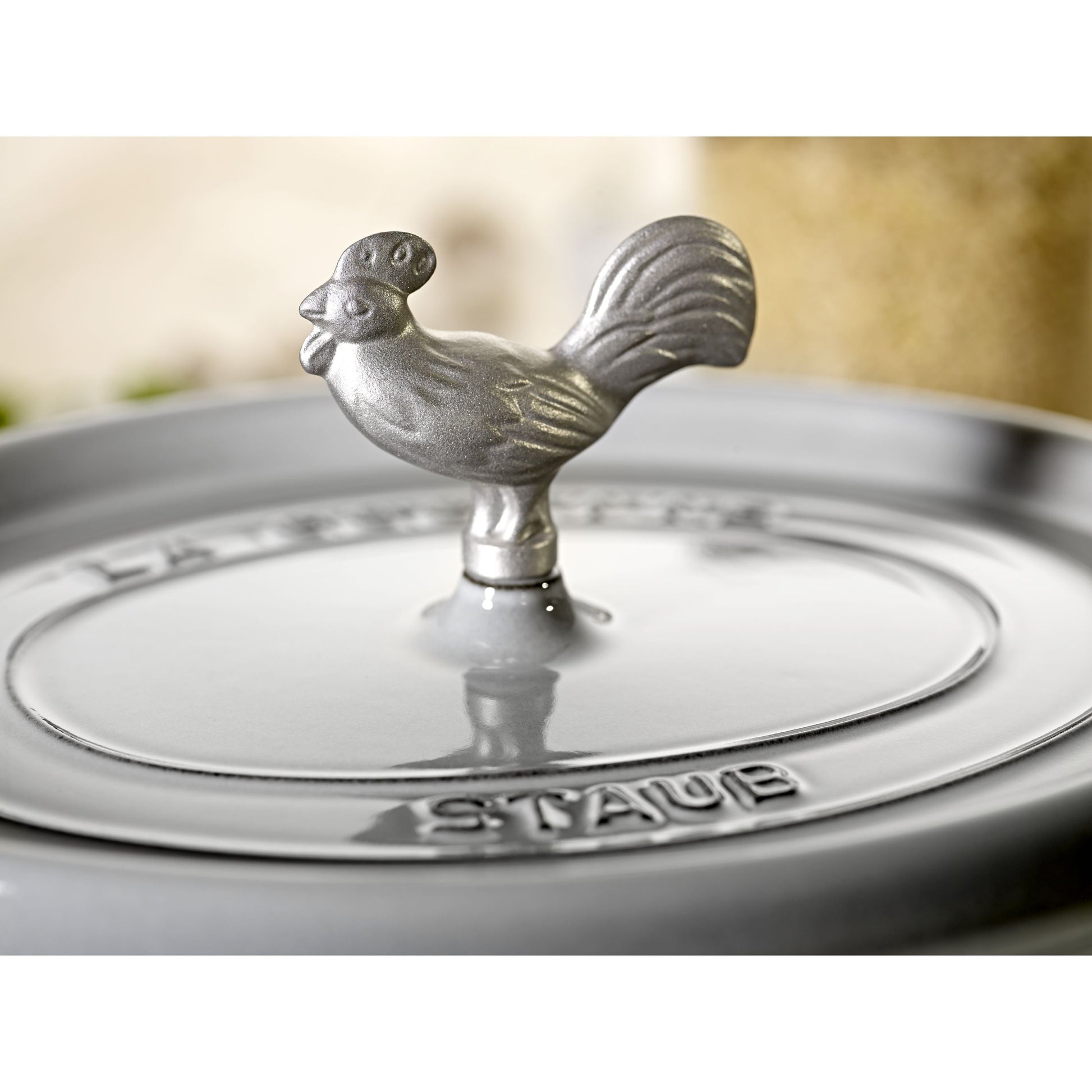 STAUB Stainless Steel Chicken Knob-Pot-DECOROLALA