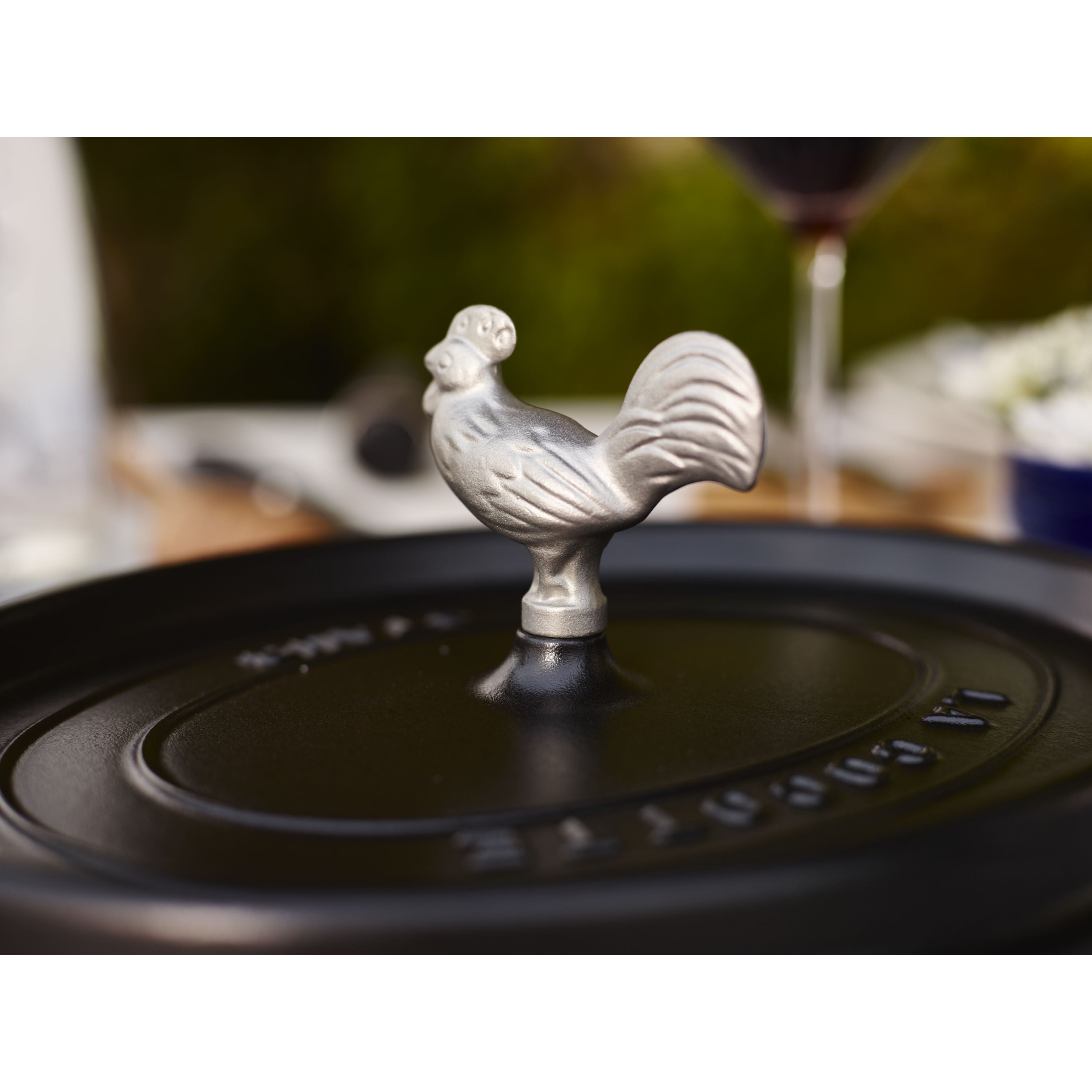 STAUB Stainless Steel Chicken Knob-Pot-DECOROLALA