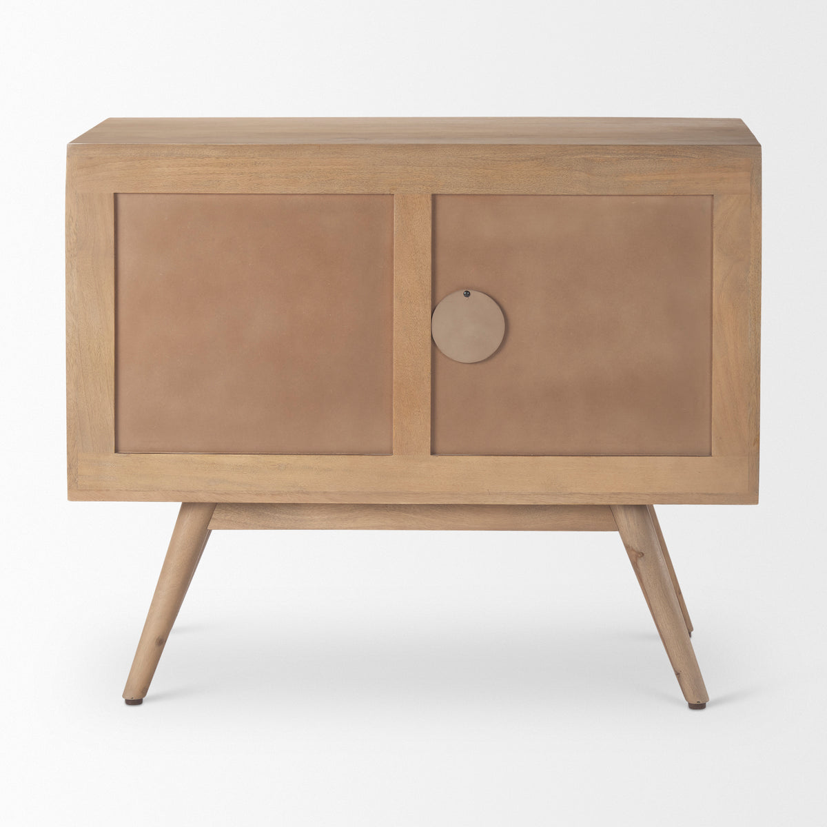 Sable Light Brown Wood Accent Cabinet-Accent Cabinets & Chests-DECOROLALA