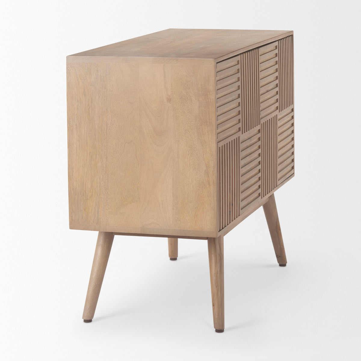 Sable Light Brown Wood Accent Cabinet-Accent Cabinets & Chests-DECOROLALA