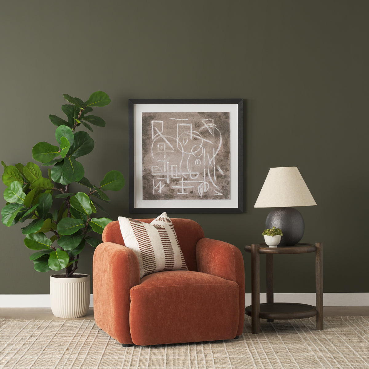 Saga Fabric Upholstered Chair-Chairs-DECOROLALA