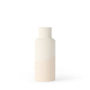 Salar 4.5L x 4.5W x 11.0H Cream Gourd Style Crackled Ceramic Vase-Vase-DECOROLALA