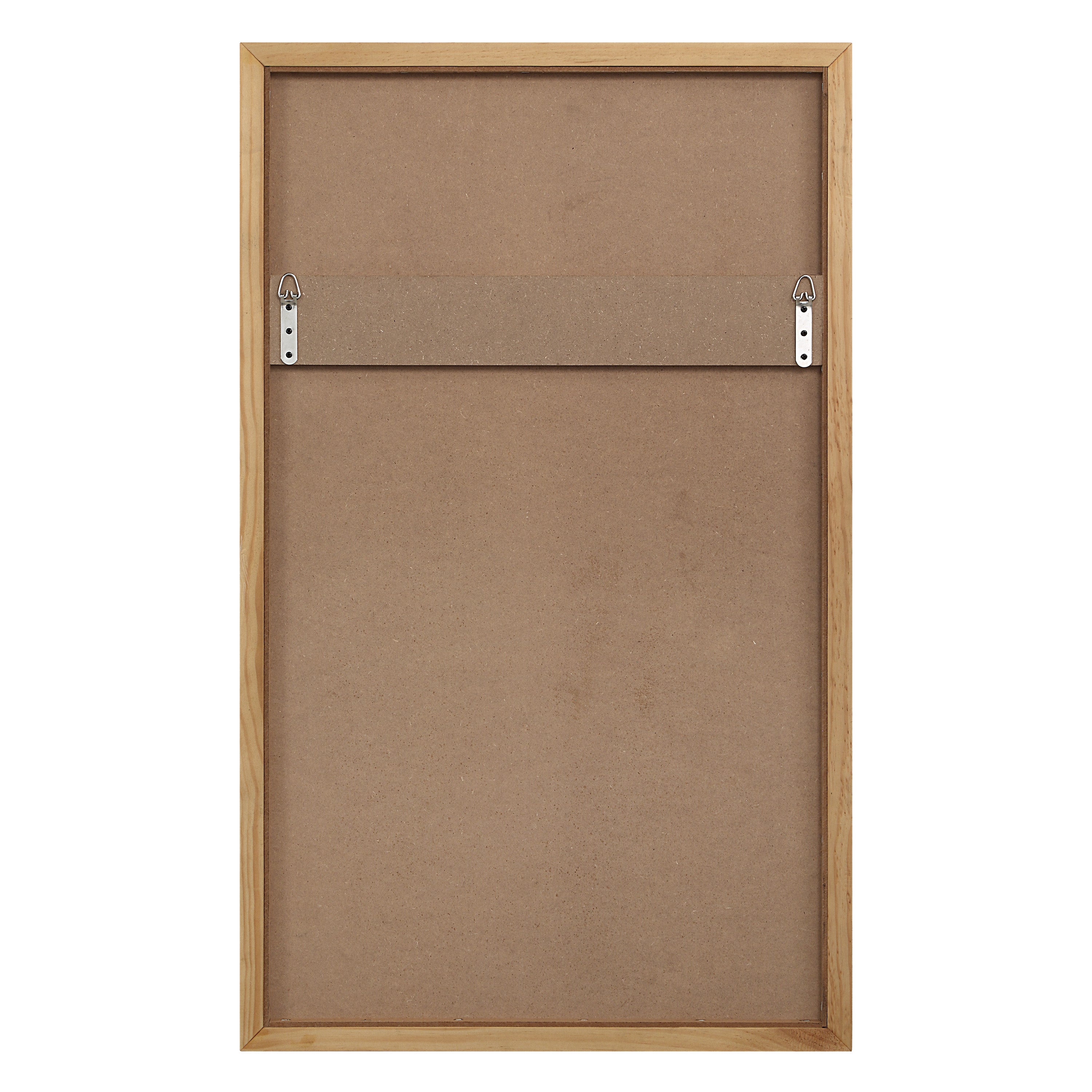 Salia 40" H x 24" W Wall Mirror, Brown-Mirror-DECOROLALA