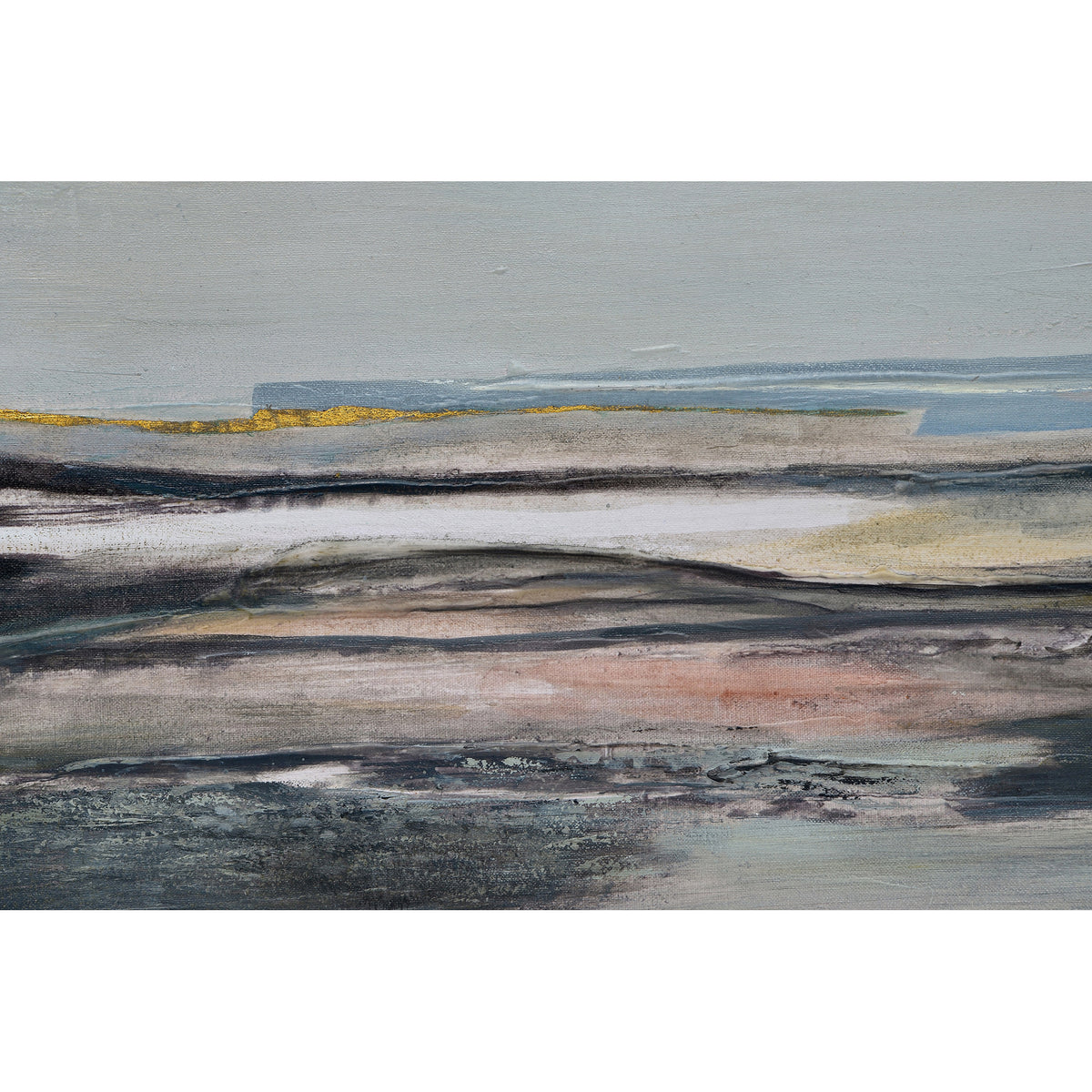 Salinas 24" Wide Canvas Art, Grey-Canvas Prints-DECOROLALA