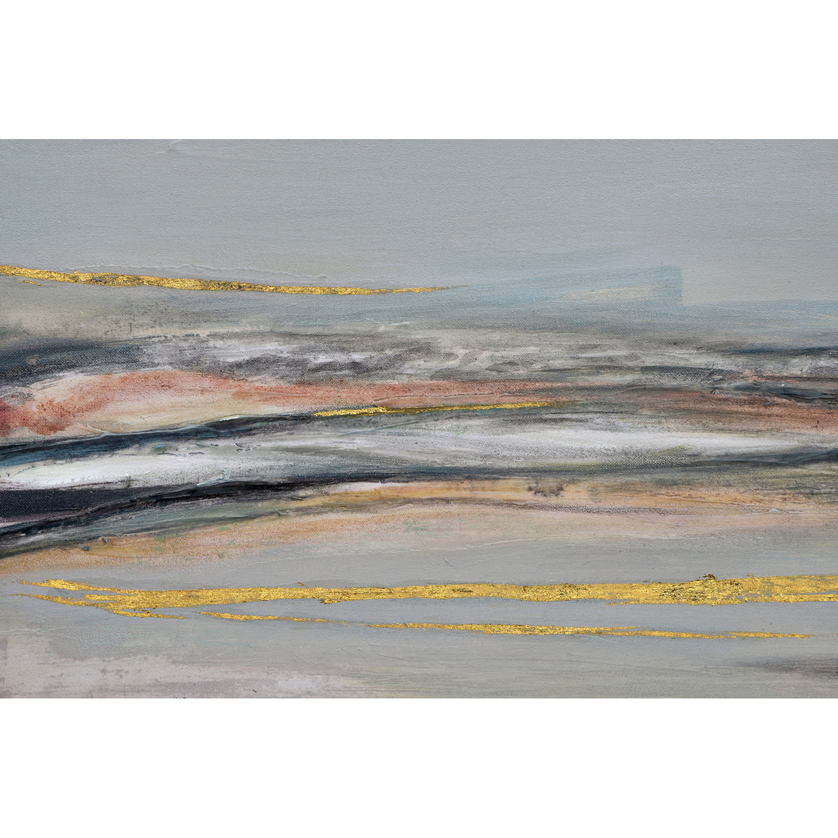 Salinas 24" Wide Canvas Art, Grey-Canvas Prints-DECOROLALA
