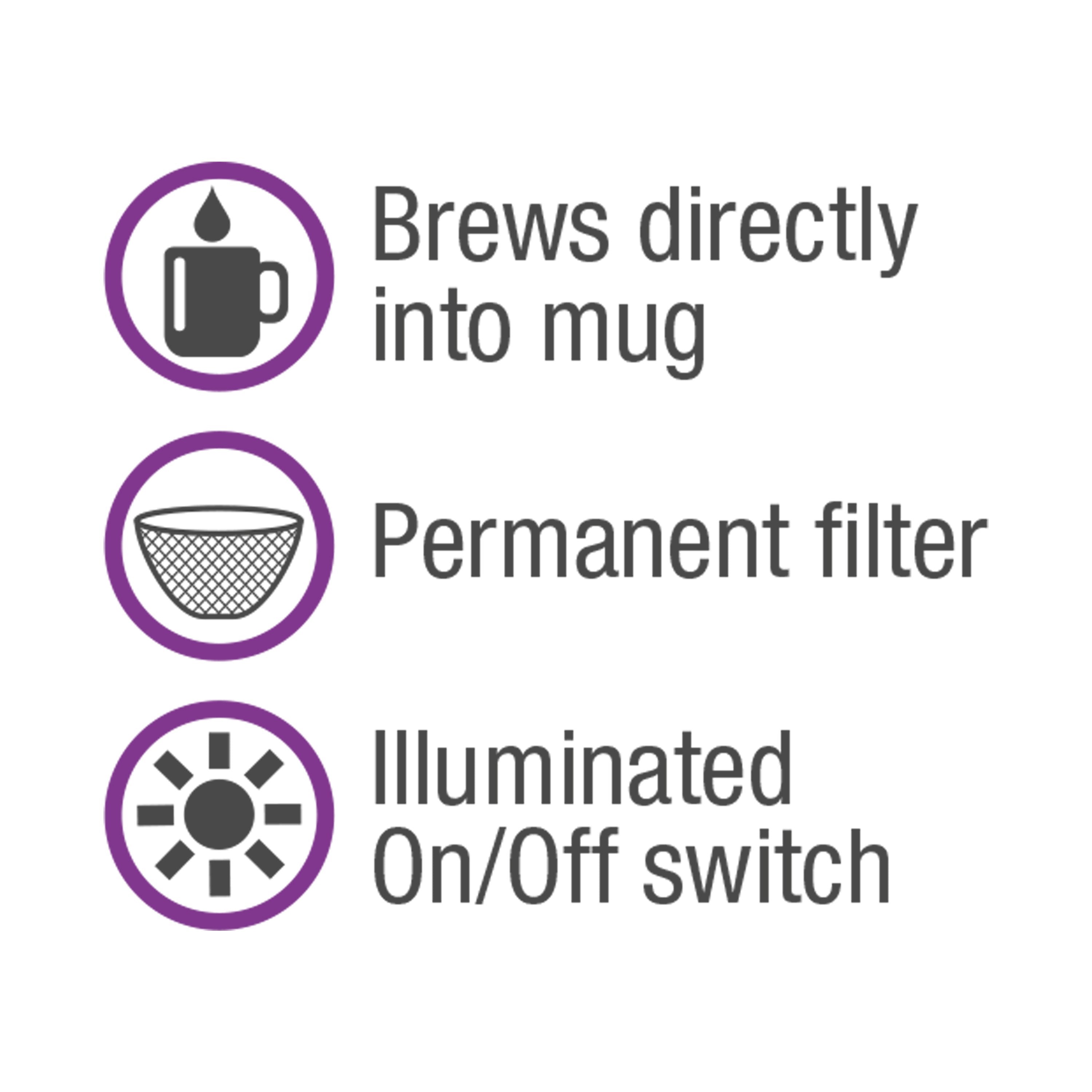 Salton 1 Cup Coffeemaker Space Saving-Coffee Makers & Espresso Machines-DECOROLALA