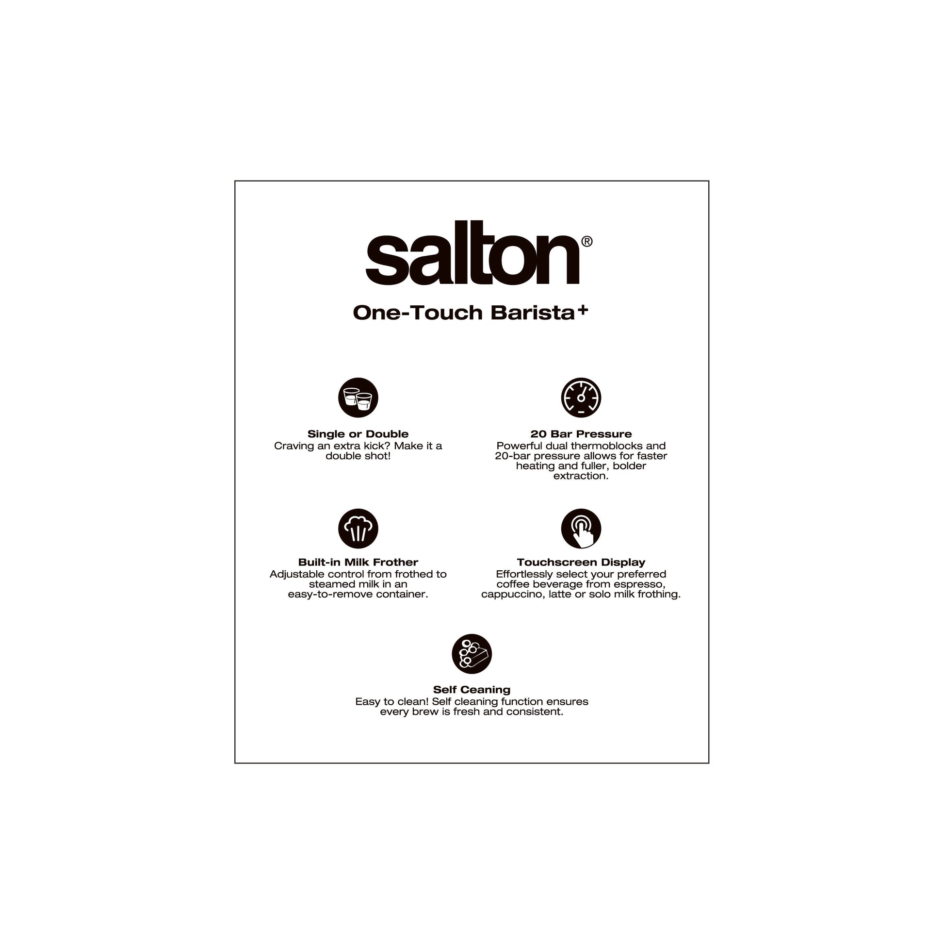 Salton 3-In-1 Digital Espresso Machine - Stainless Steel-Espresso Machine-DECOROLALA