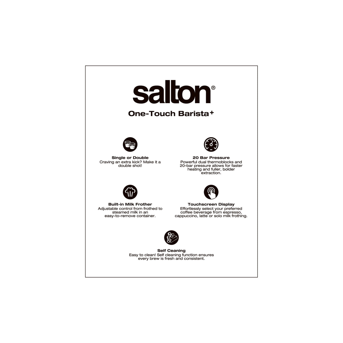 Salton 3-In-1 Digital Espresso Machine - Stainless Steel-Espresso Machines-DECOROLALA