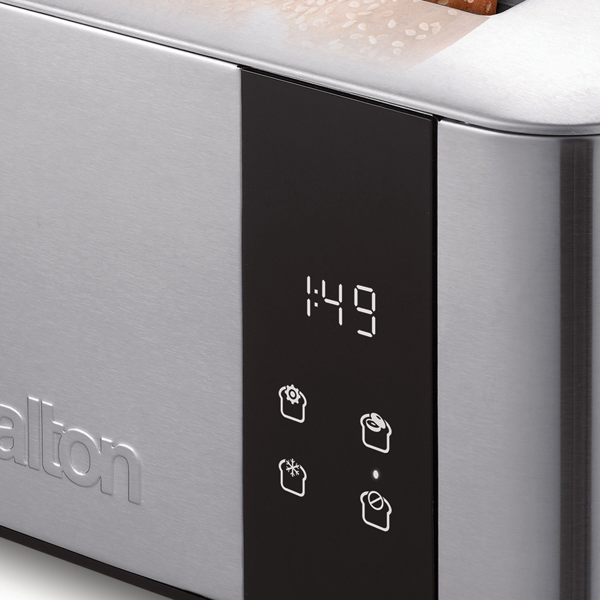 Salton 4-Slice Digital Countdown Toaster Stainless-Toaster-DECOROLALA