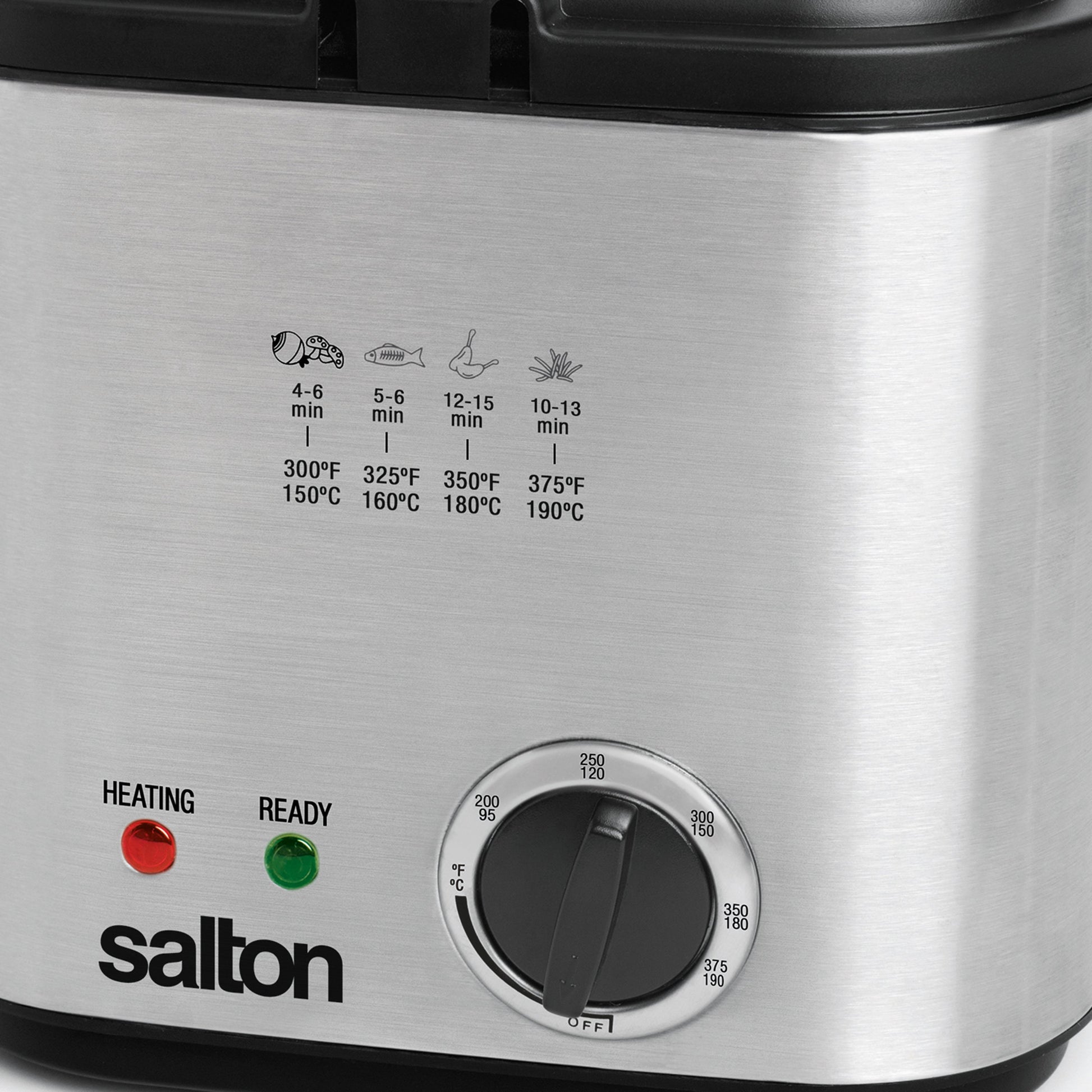 Salton Compact Deep Fryer 1.1 Liter/Quart-Deep Fryers-DECOROLALA
