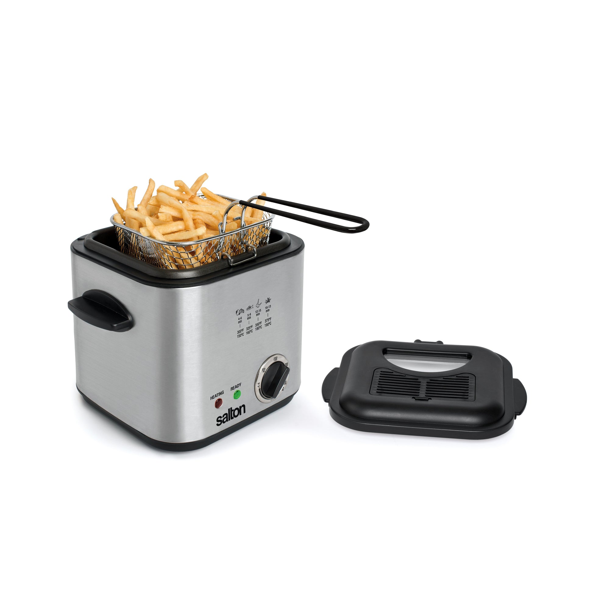 Salton Compact Deep Fryer 1.1 Liter/Quart-Deep Fryers-DECOROLALA