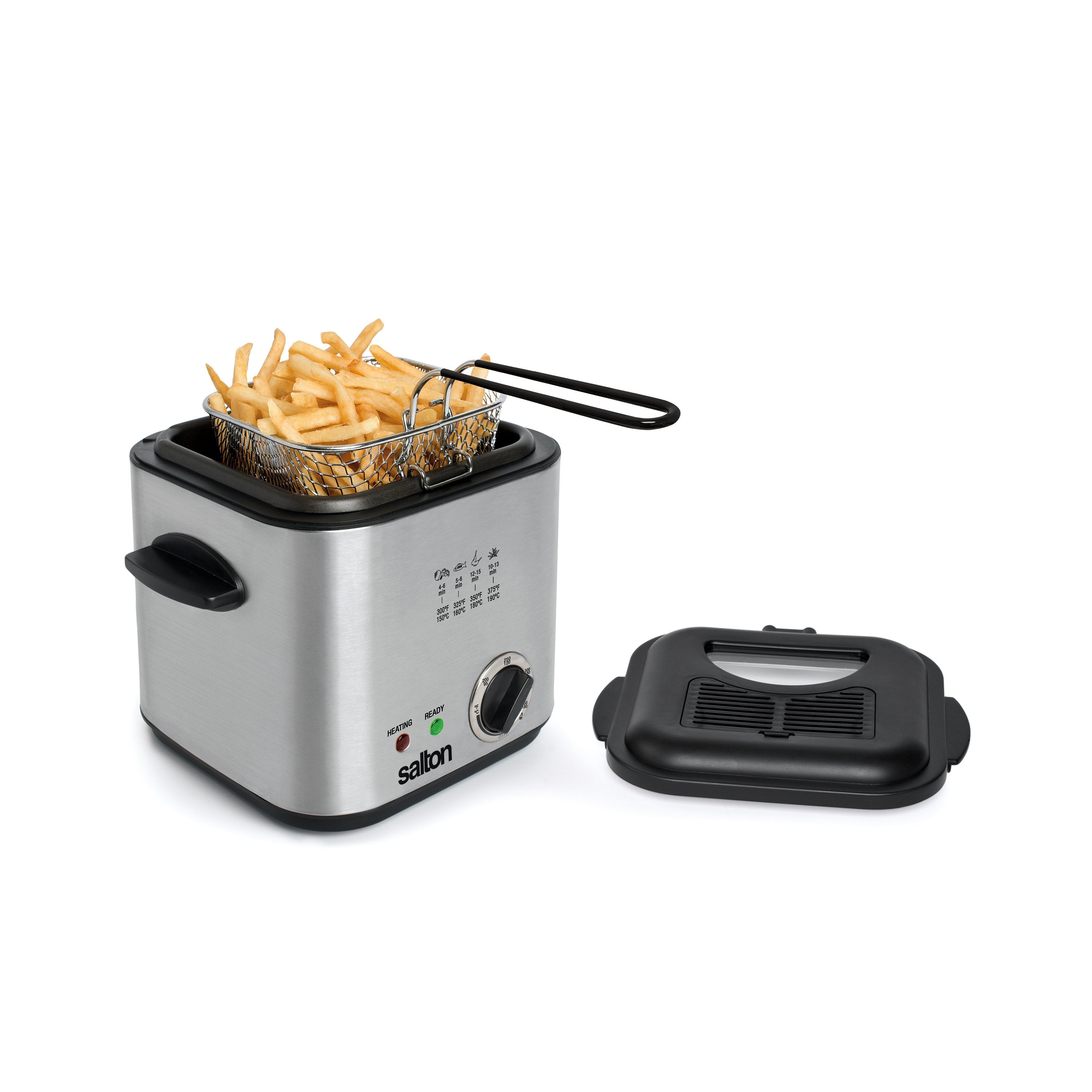 Salton Compact Deep Fryer 1.1 Liter/Quart-Deep Fryers-DECOROLALA