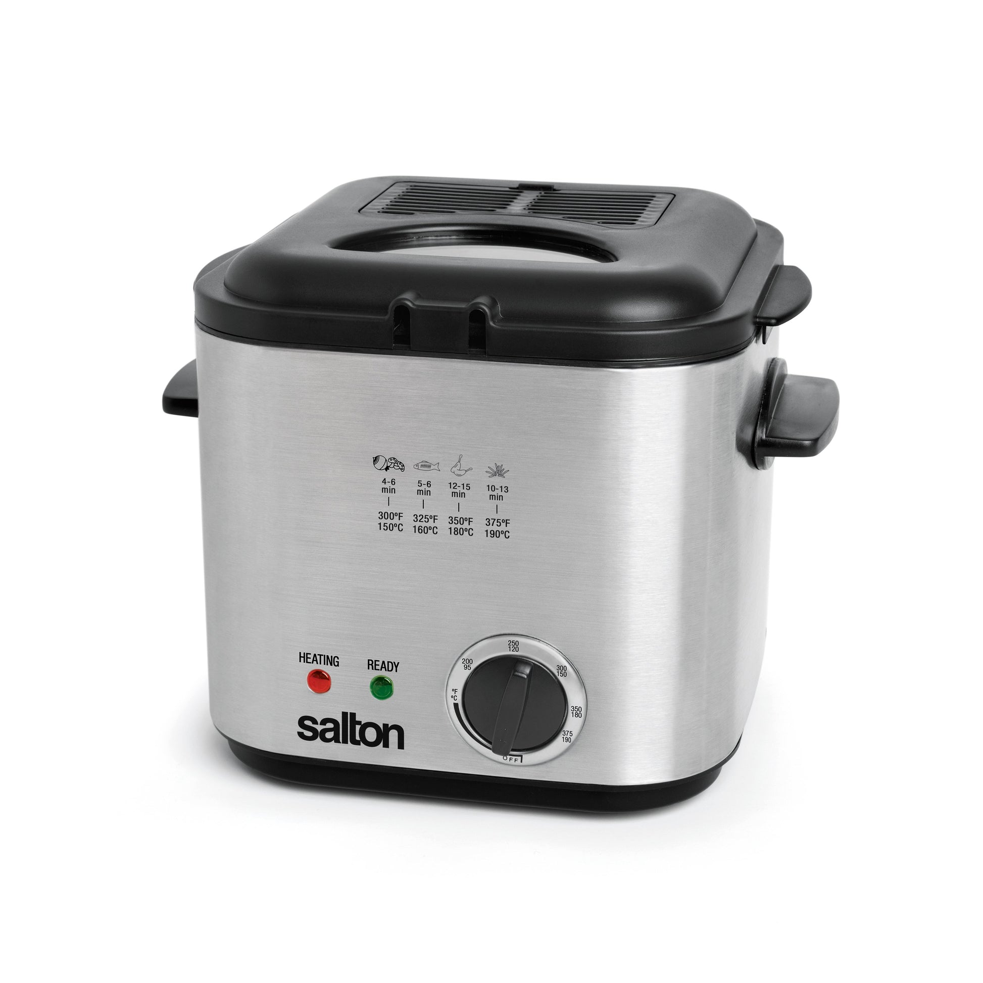 Salton Compact Deep Fryer 1.1 Liter/Quart-Deep Fryers-DECOROLALA