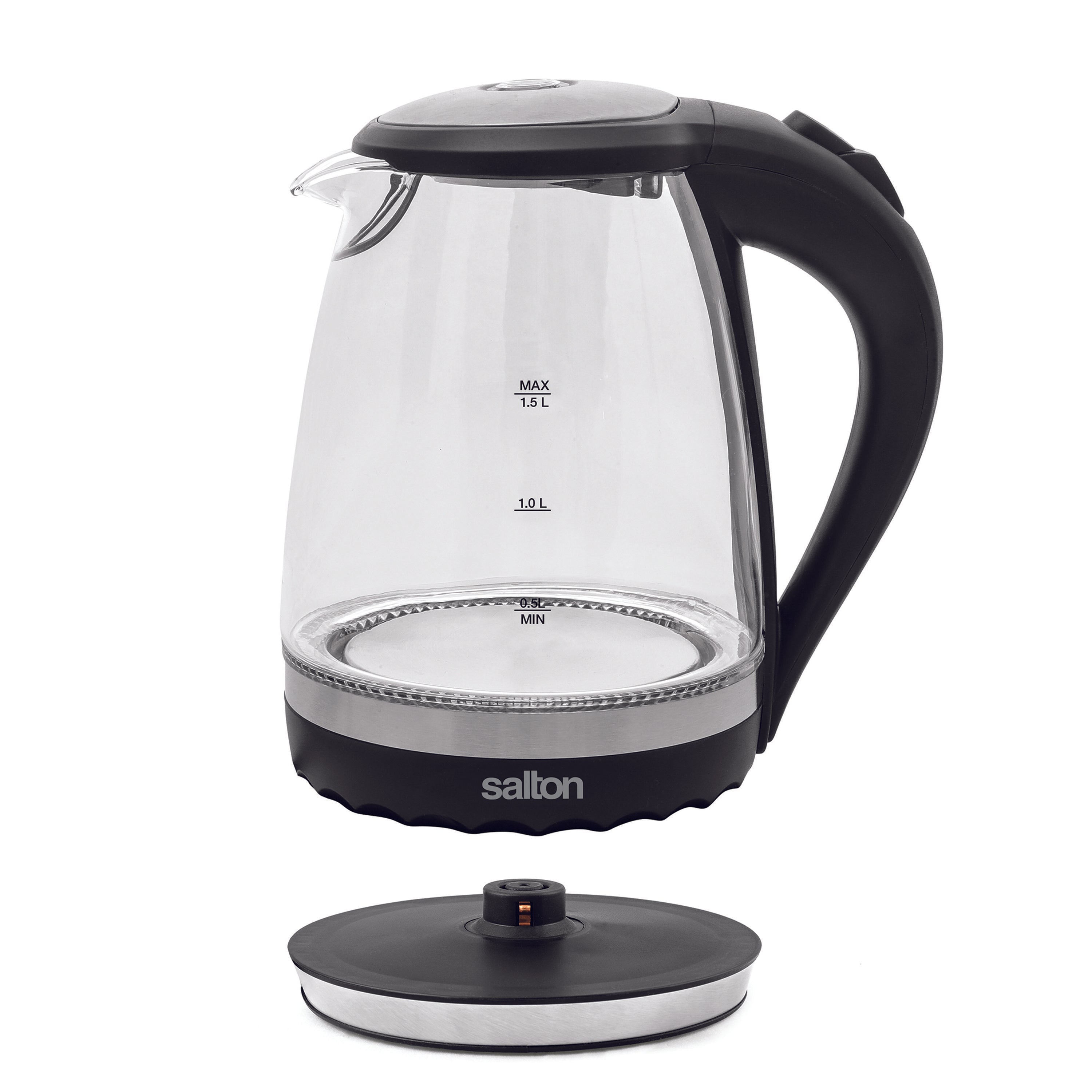 Salton Cordless Electric Glass Kettle - 1.5L-Electric Kettle-DECOROLALA