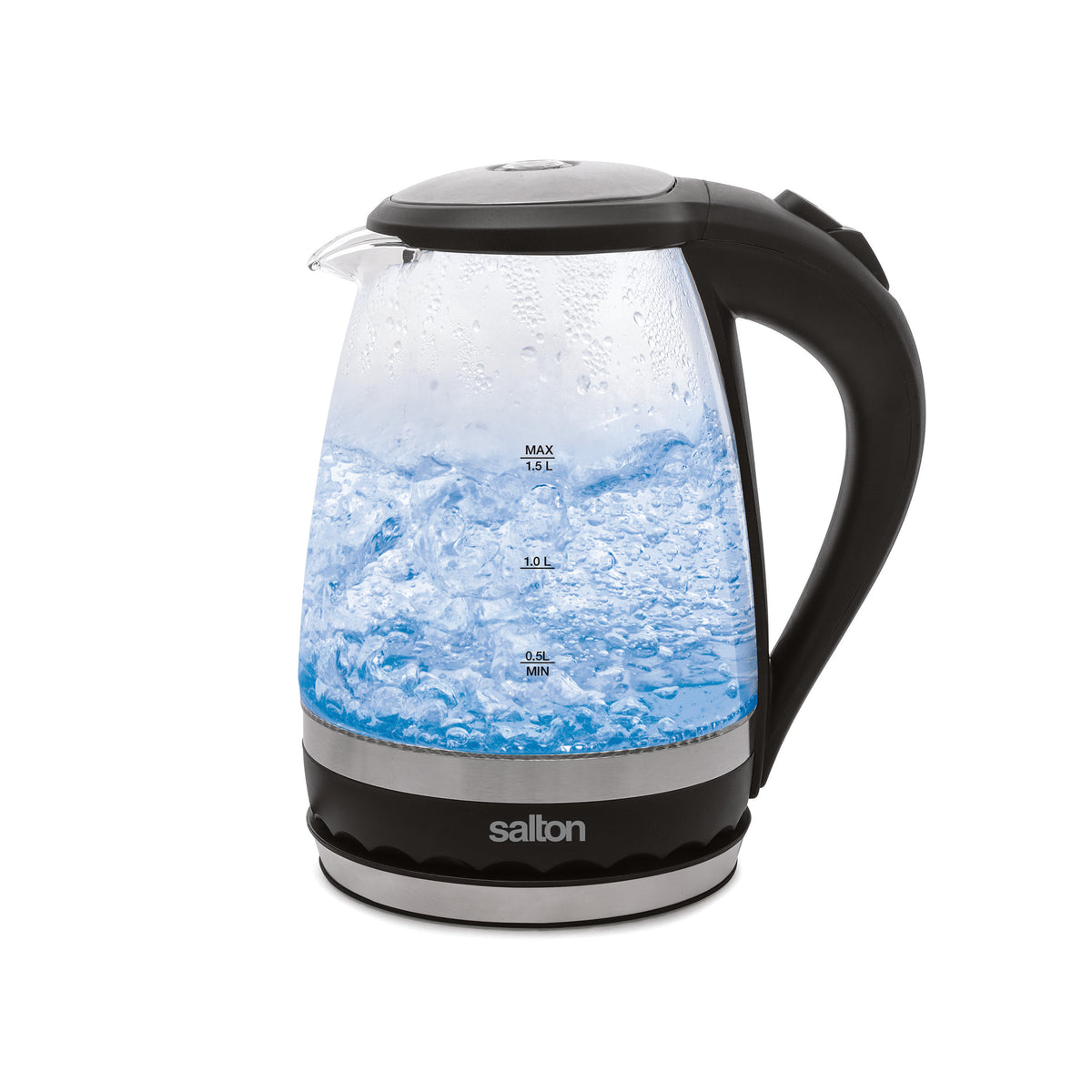 Salton Cordless Electric Glass Kettle - 1.5L-Electric Kettles-DECOROLALA
