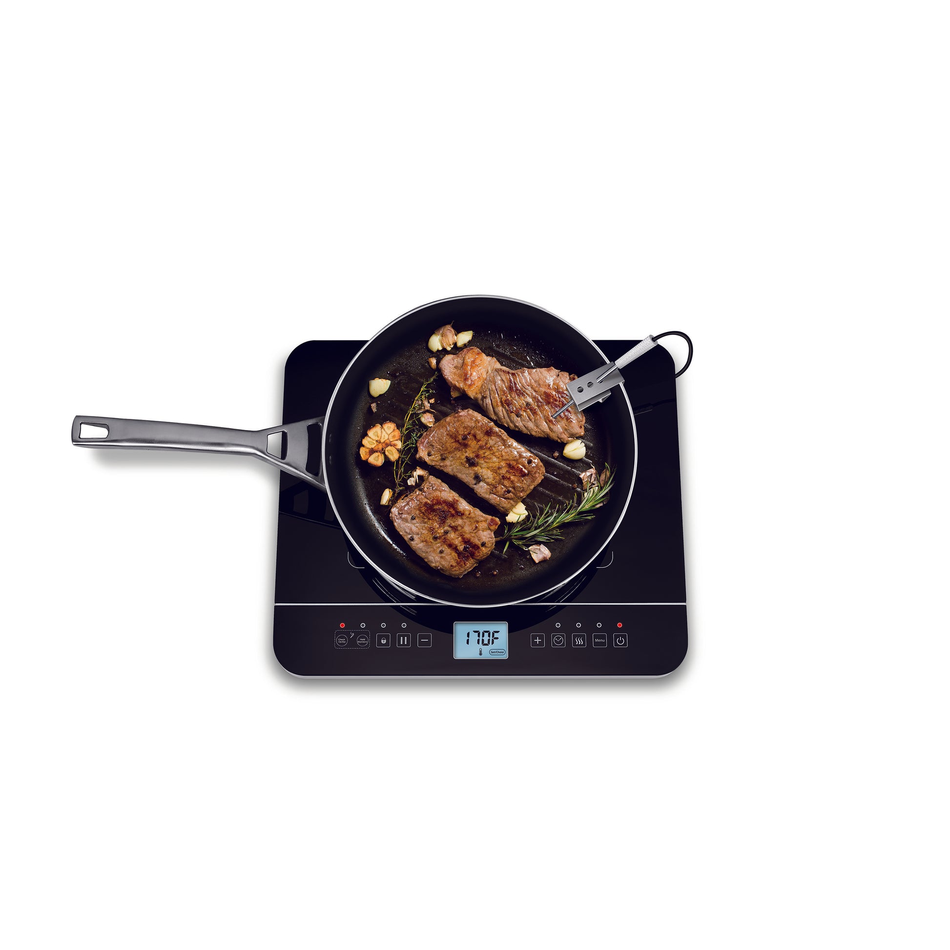 Salton Induction Cooktop With Temperature Probe-Cooktop-DECOROLALA