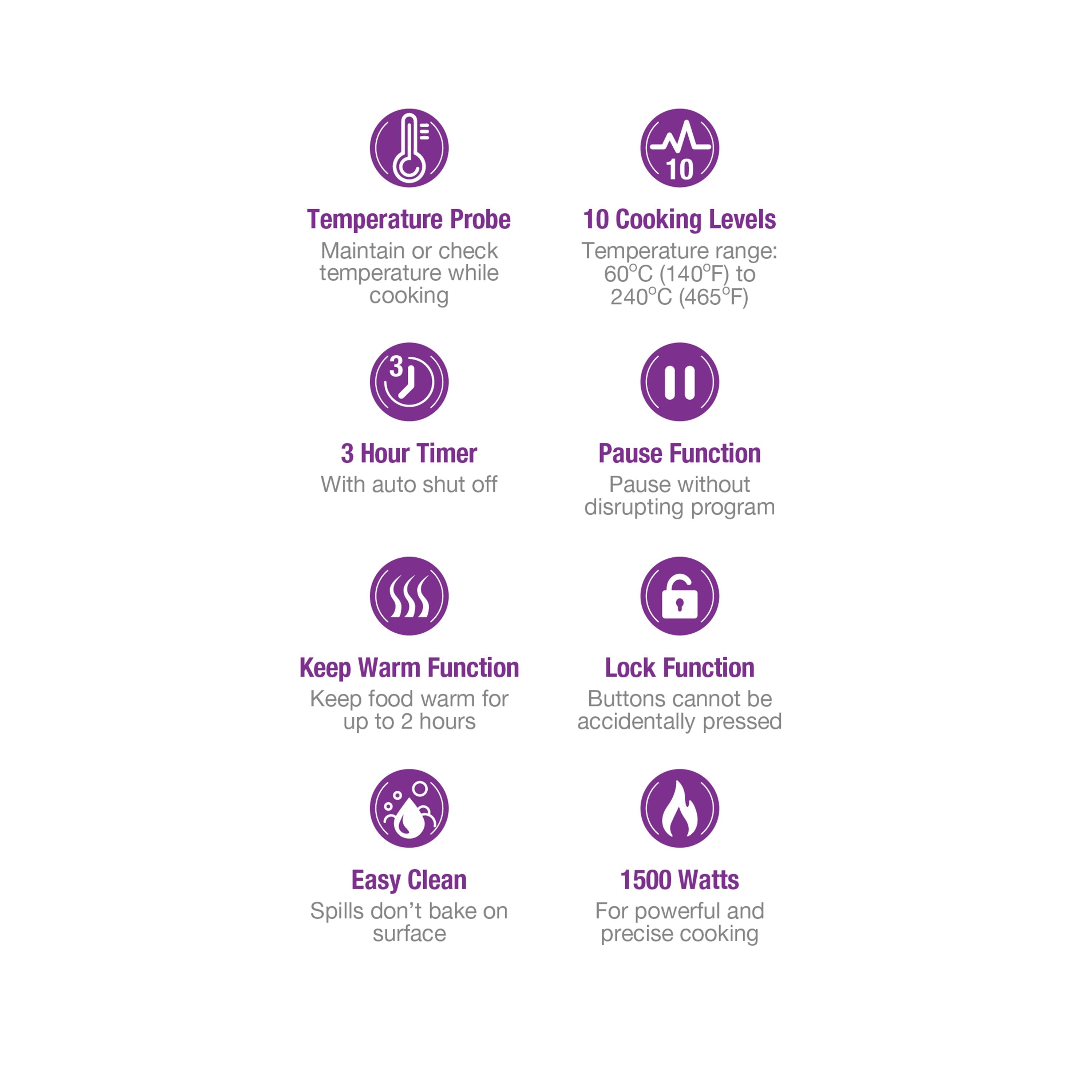 Salton Induction Cooktop With Temperature Probe-Cooktop-DECOROLALA