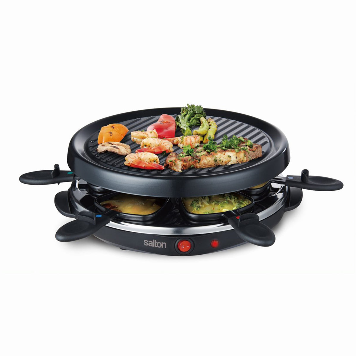 Salton Party Grill & Raclette - 6 Person-Canvas Prints-DECOROLALA