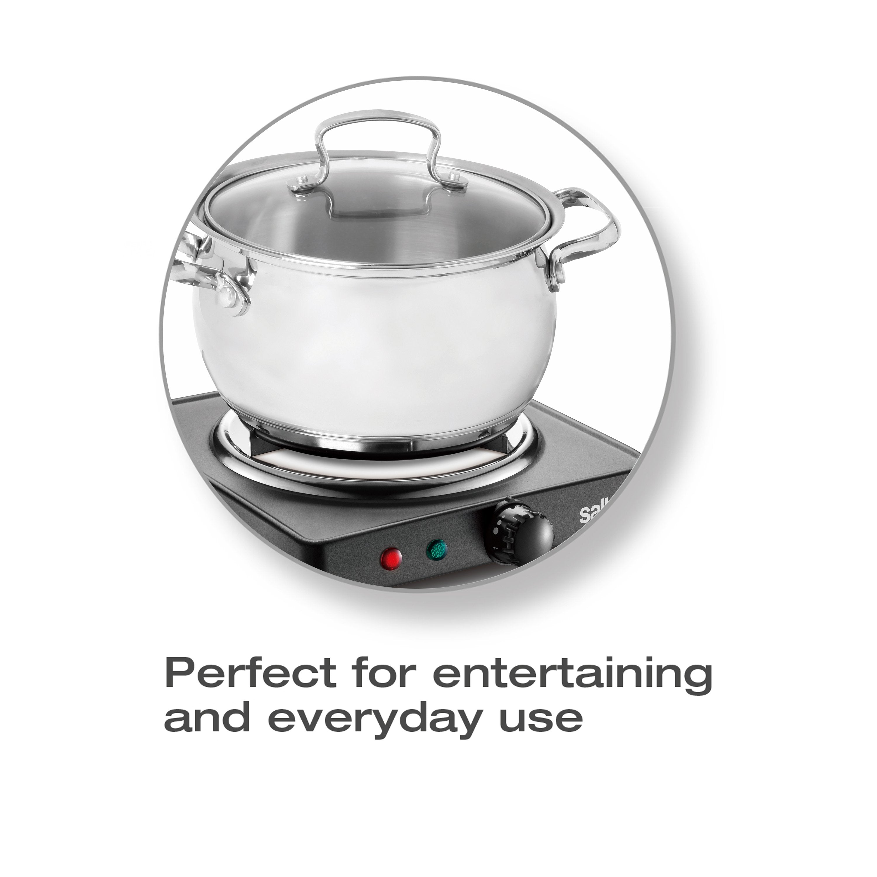 Salton Portable Double Cooktop - 2 Coil-Cooktop-DECOROLALA
