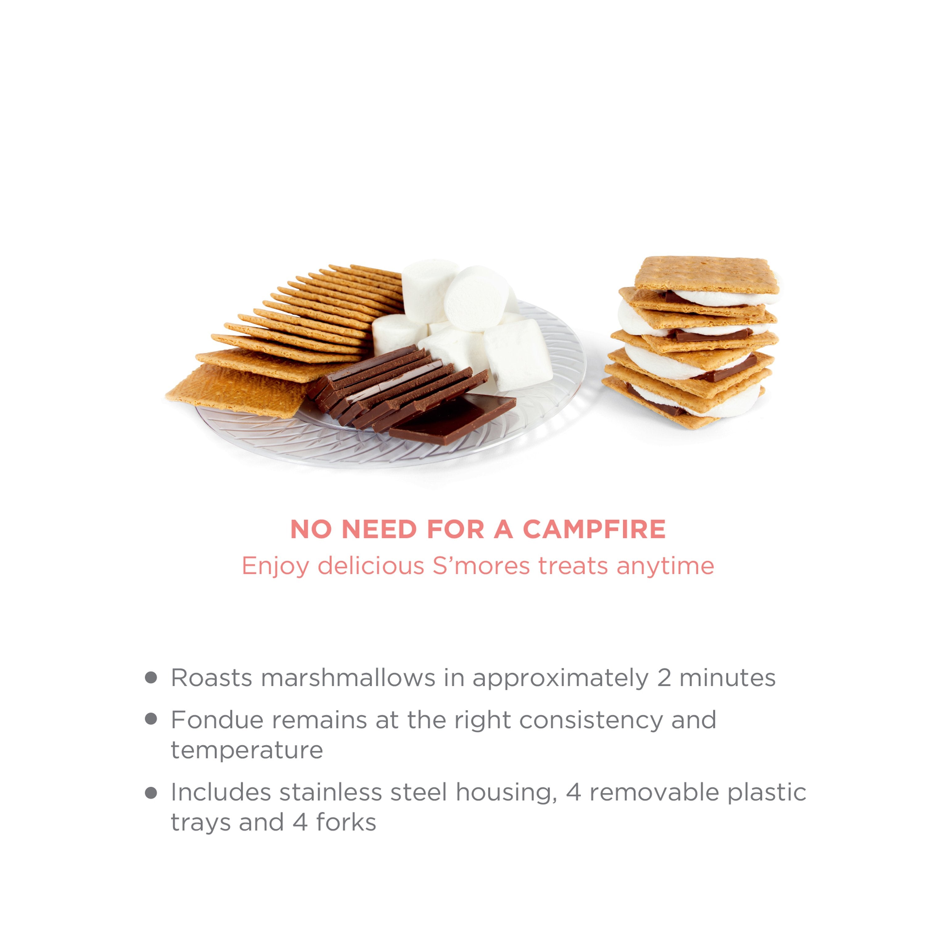 Salton S'Mores & Fondue Maker-Fondue Pots & Sets-DECOROLALA