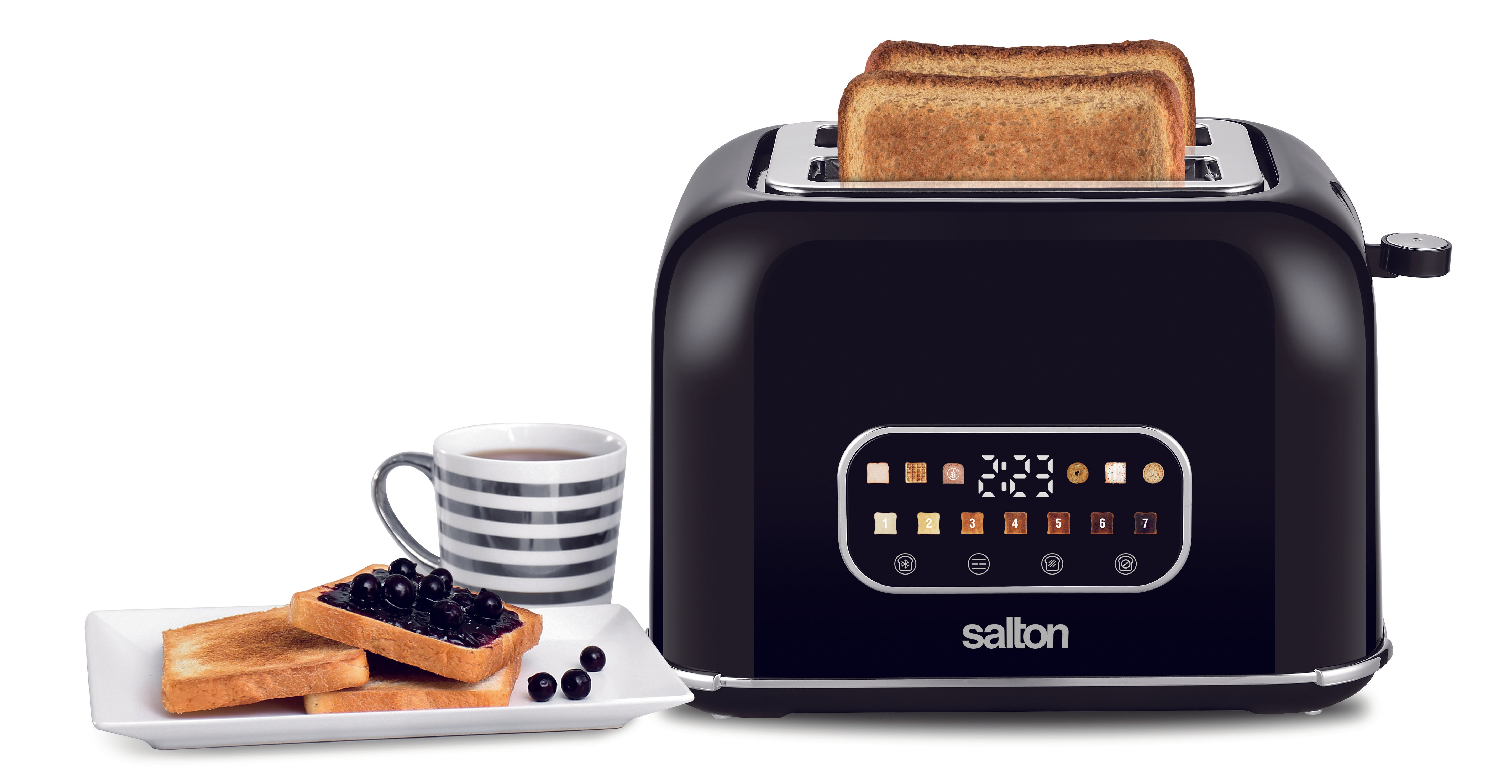 Salton Smart Touch Toaster - 2 Slice-Toaster-DECOROLALA