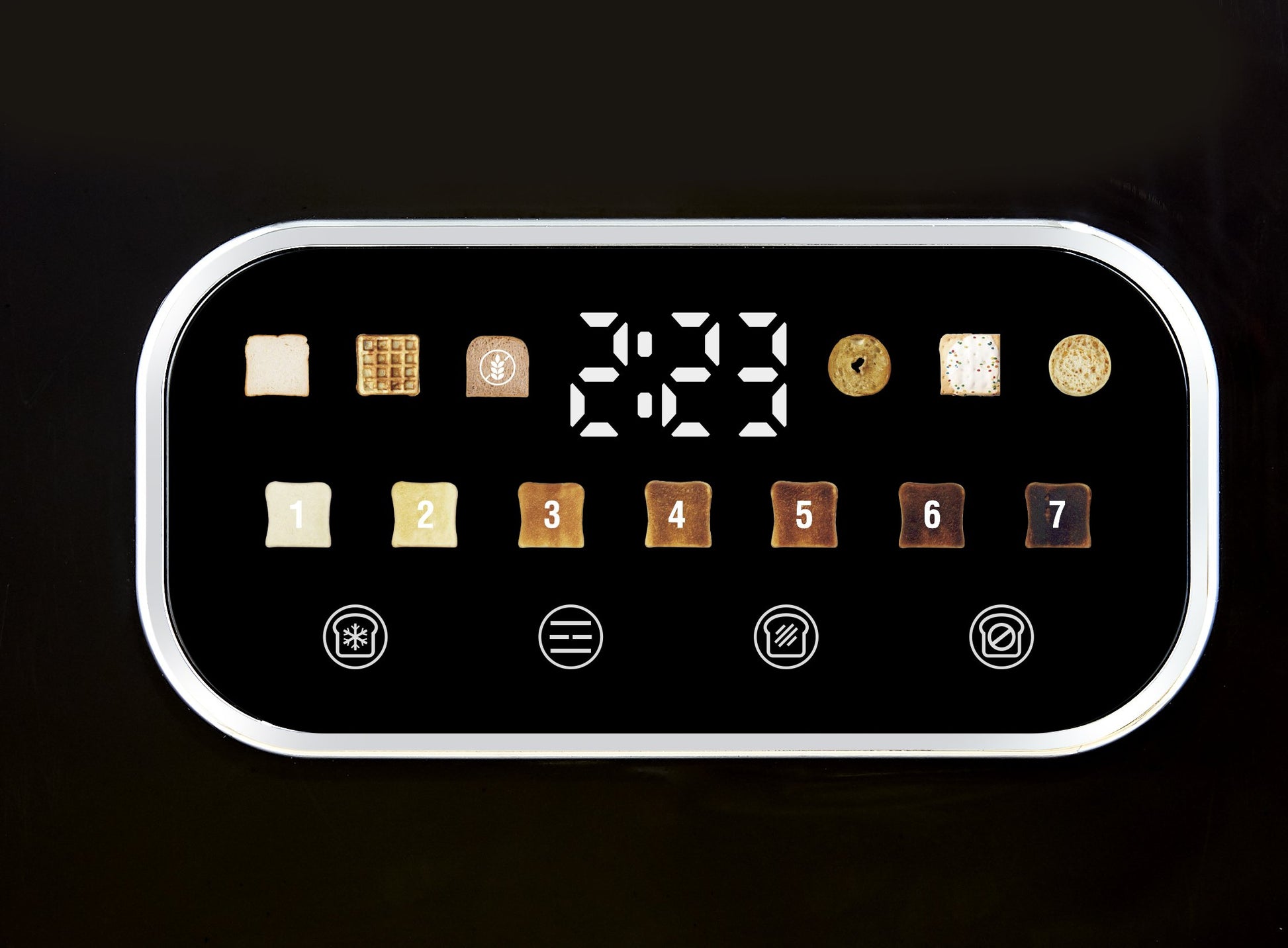 Salton Smart Touch Toaster - 2 Slice-Toaster-DECOROLALA