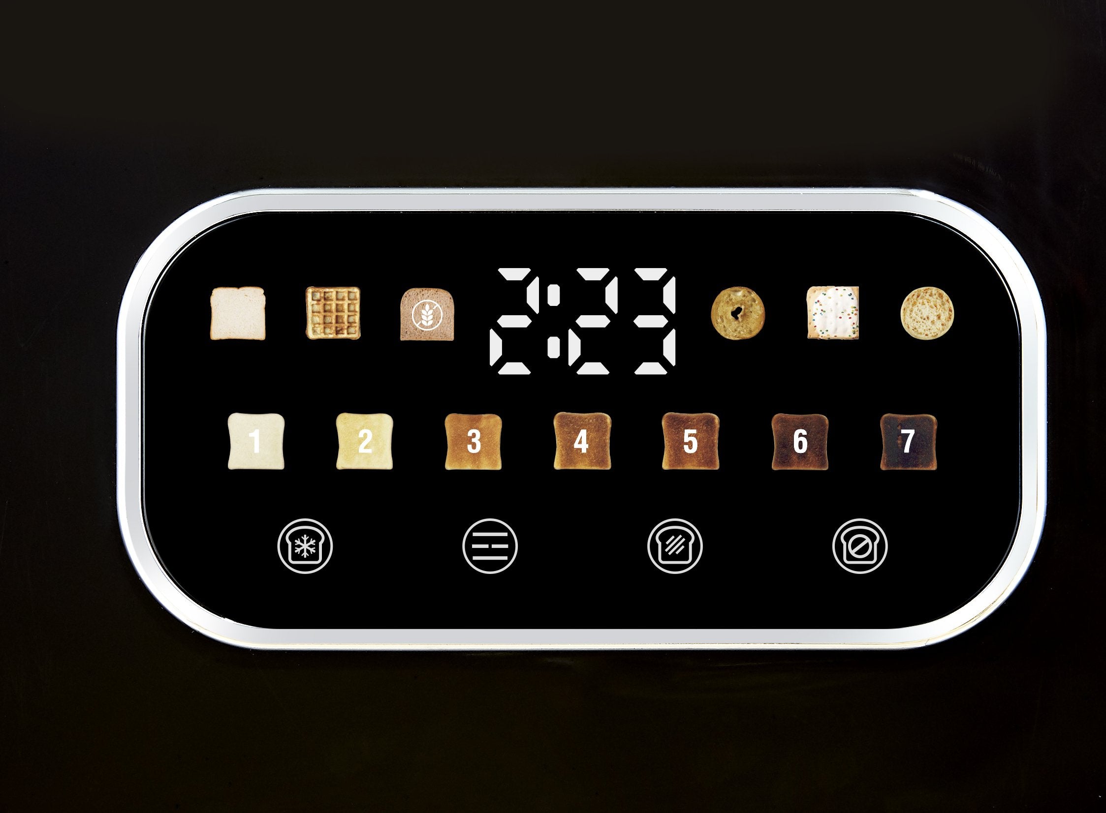 Salton Smart Touch Toaster - 2 Slice-Toaster-DECOROLALA