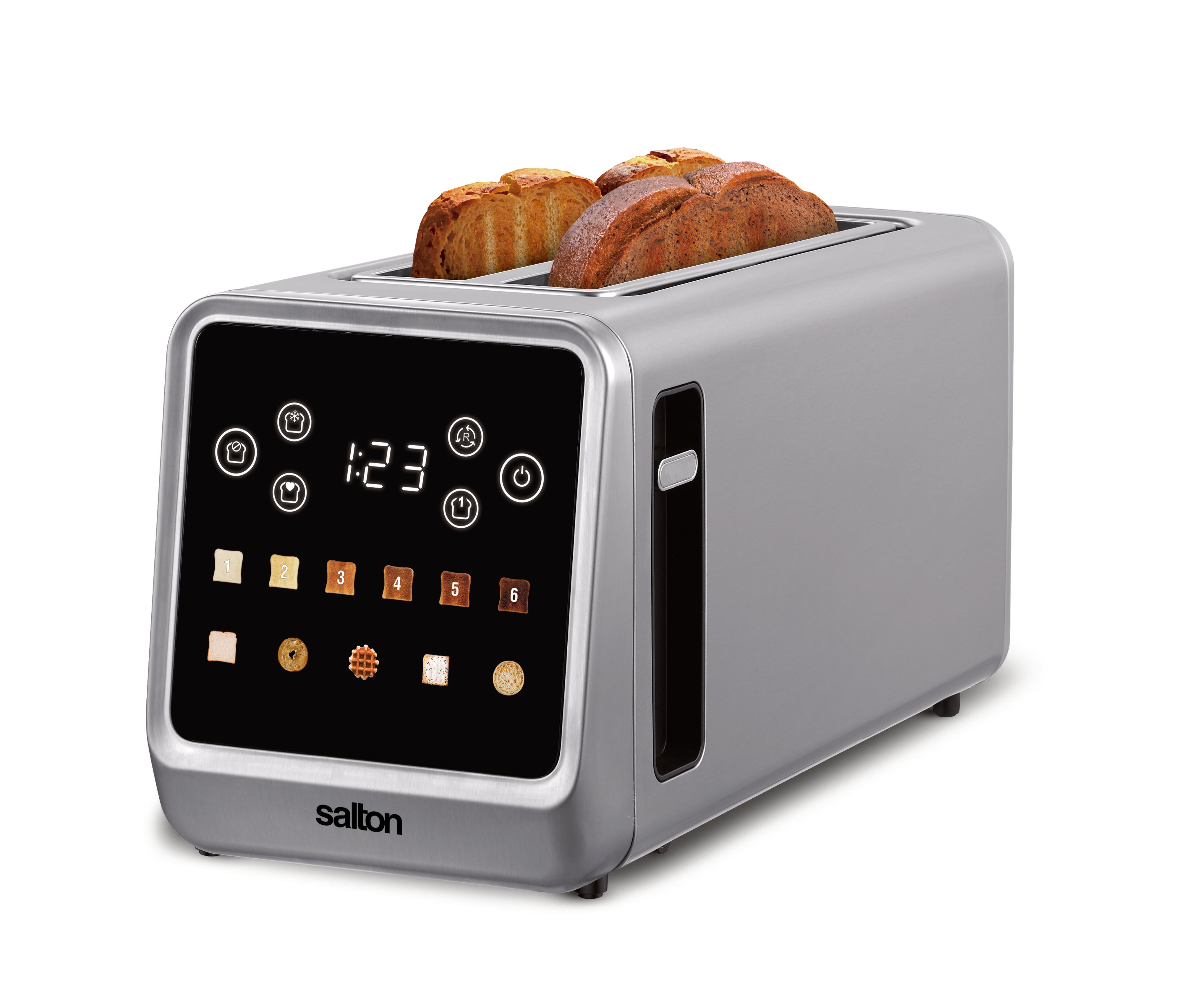 Salton Smart Touch Toaster 4-Slice Long Slot-Toaster-DECOROLALA