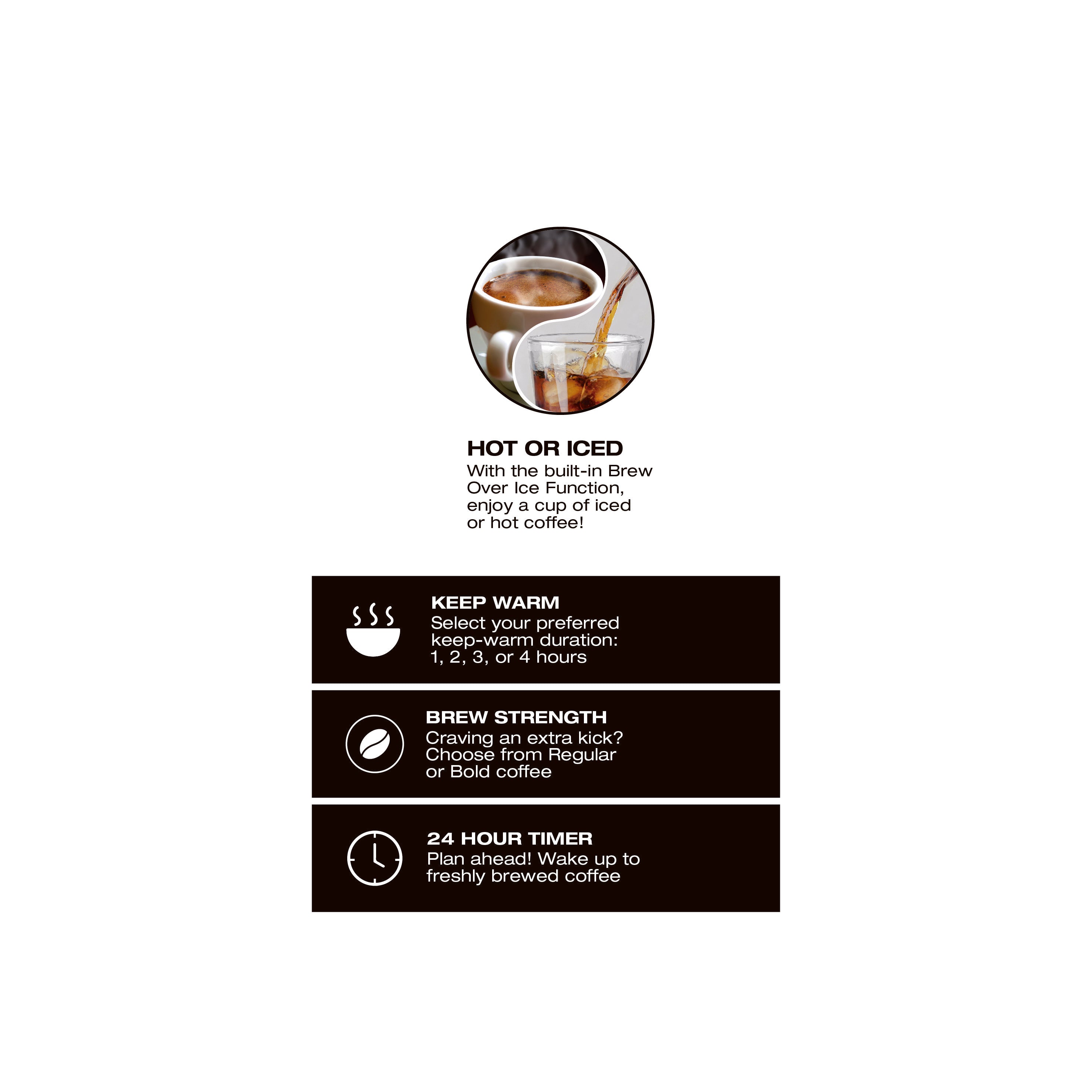 Salton Stainless Steel Coffee Maker 14 Cup-Coffee Makers & Espresso Machines-DECOROLALA
