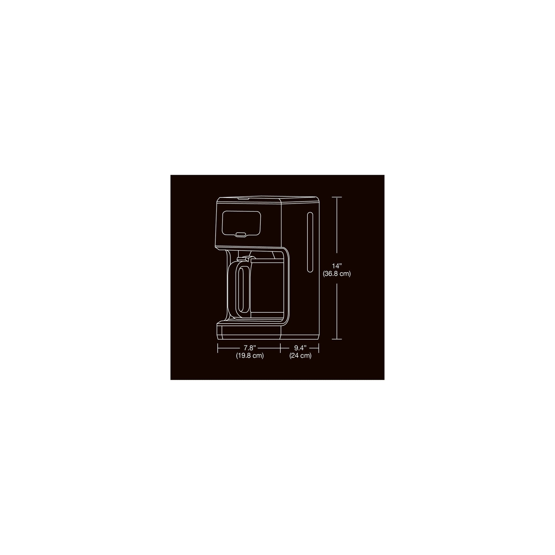 Salton Stainless Steel Coffee Maker 14 Cup-Coffee Makers & Espresso Machines-DECOROLALA