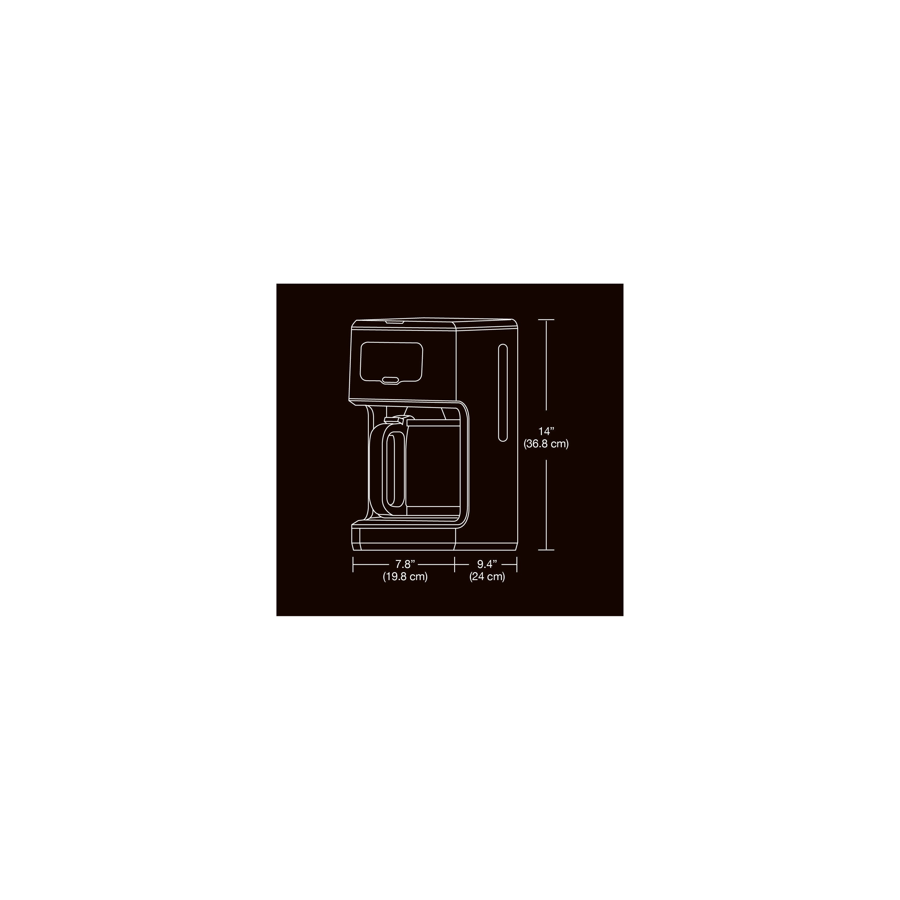 Salton Stainless Steel Coffee Maker 14 Cup-Coffee Makers & Espresso Machines-DECOROLALA
