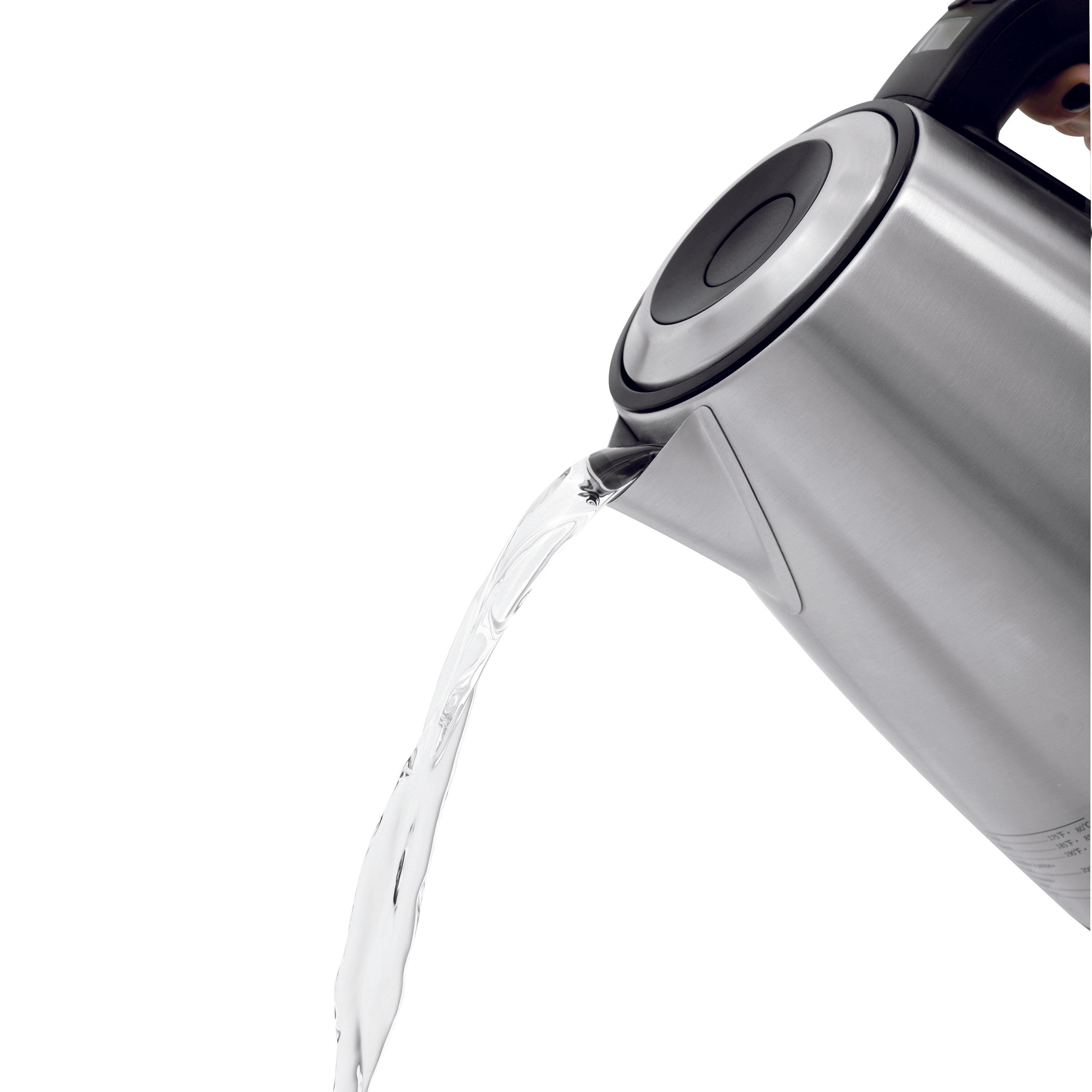 Salton Stainless Steel Digital Kettle - Variable Temperature 1.7L-Electric Kettle-DECOROLALA