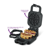 Salton Stuffed Belgian Waffle Maker-Waffle Irons-DECOROLALA