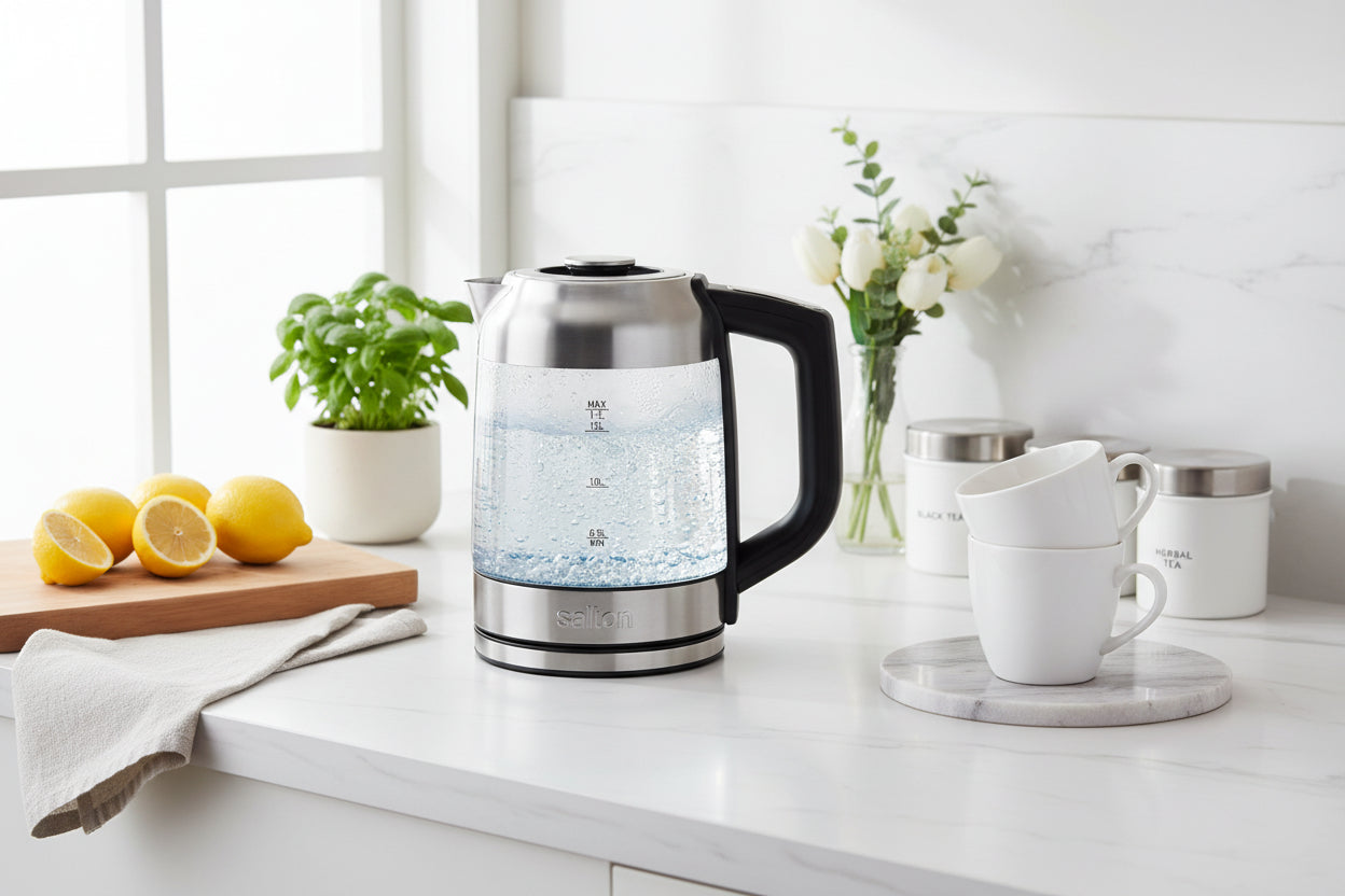 Salton Temperature Control Kettle 1.7L-Electric Kettle-DECOROLALA
