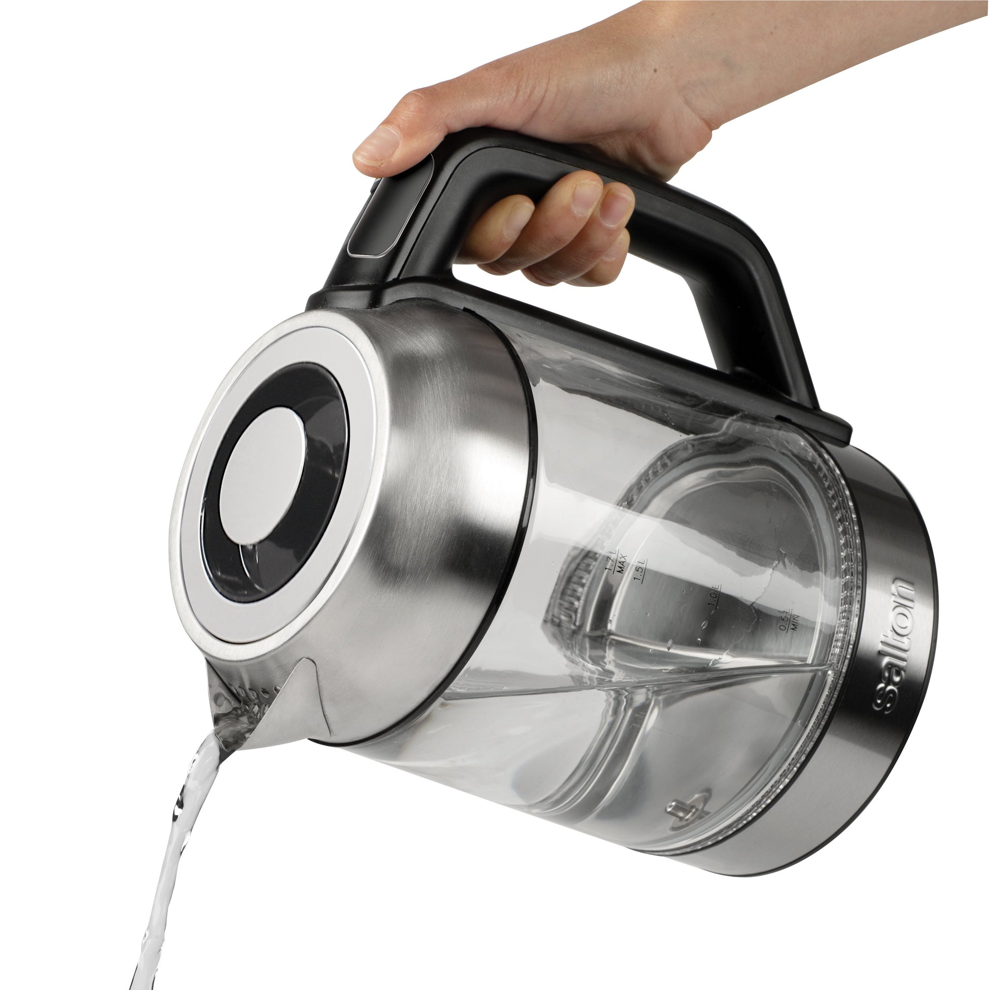 Salton Temperature Control Kettle & Tea Steeper 1.7 L-Electric Kettle-DECOROLALA