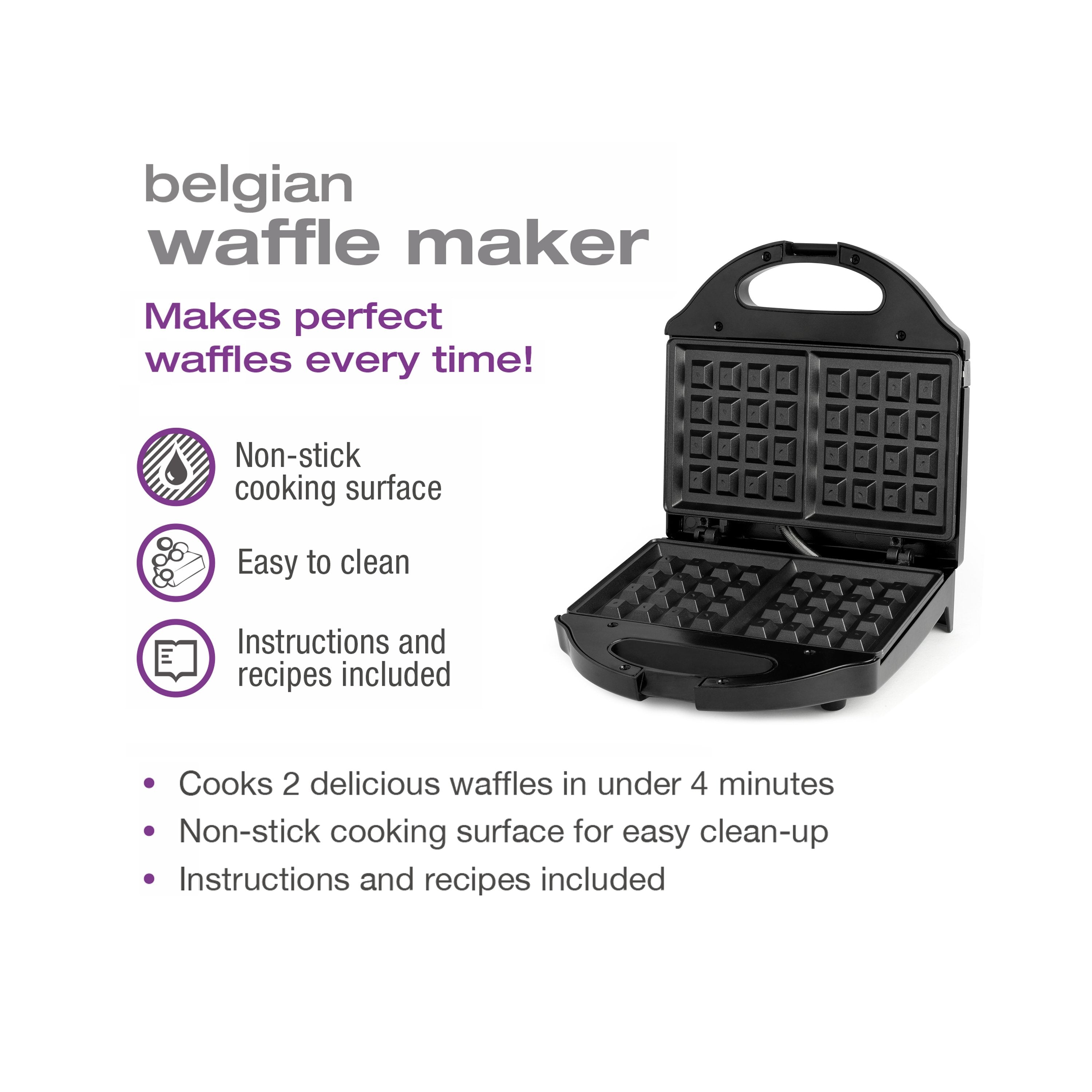 Salton Waffle Maker-Waffle Irons-DECOROLALA