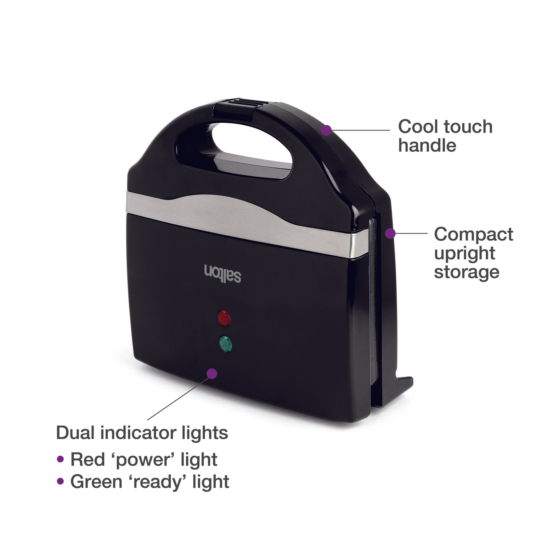 Salton Waffle Maker-Waffle Irons-DECOROLALA