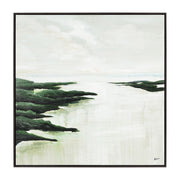 Saltoro 40" Wide Canvas Art, Green-Canvas Prints-DECOROLALA