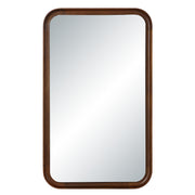 Salvia 40" H x 24" W Wall Mirror, Brown-Mirror-DECOROLALA