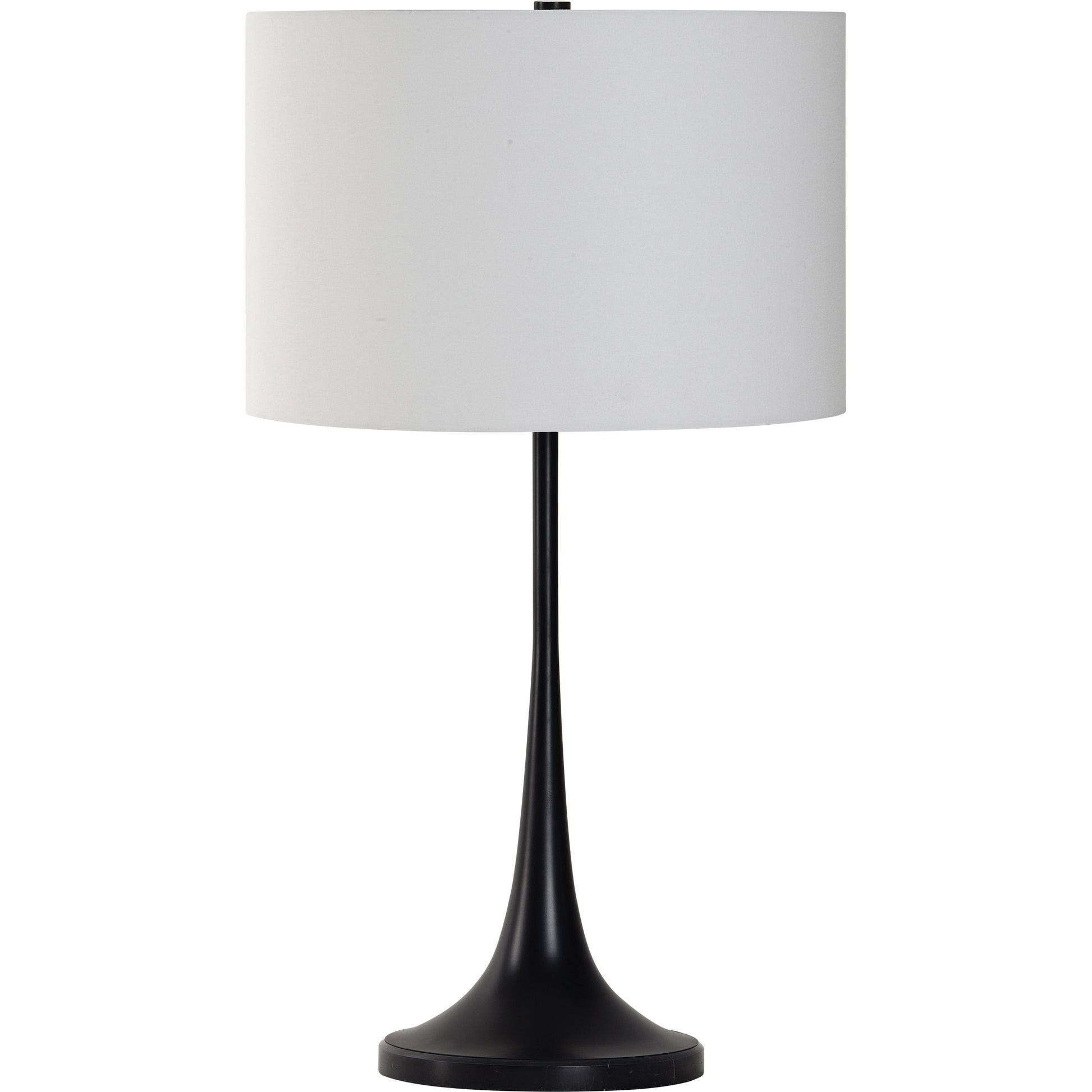 Salvora 27" Table Lamp Black Marble Base-Table Lamp-DECOROLALA