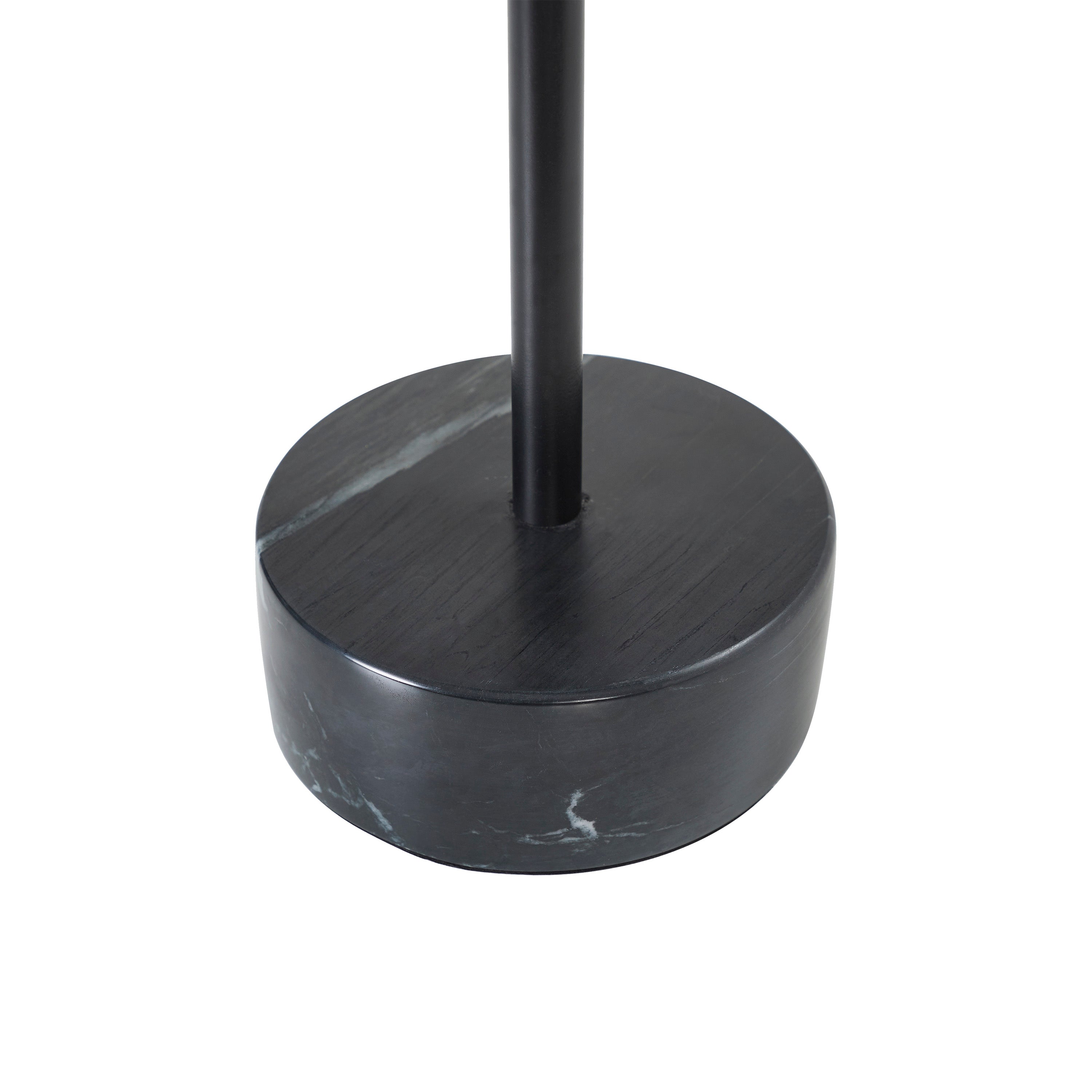 Samba Indoor Acacia Wood Side Table, Black-End Table-DECOROLALA