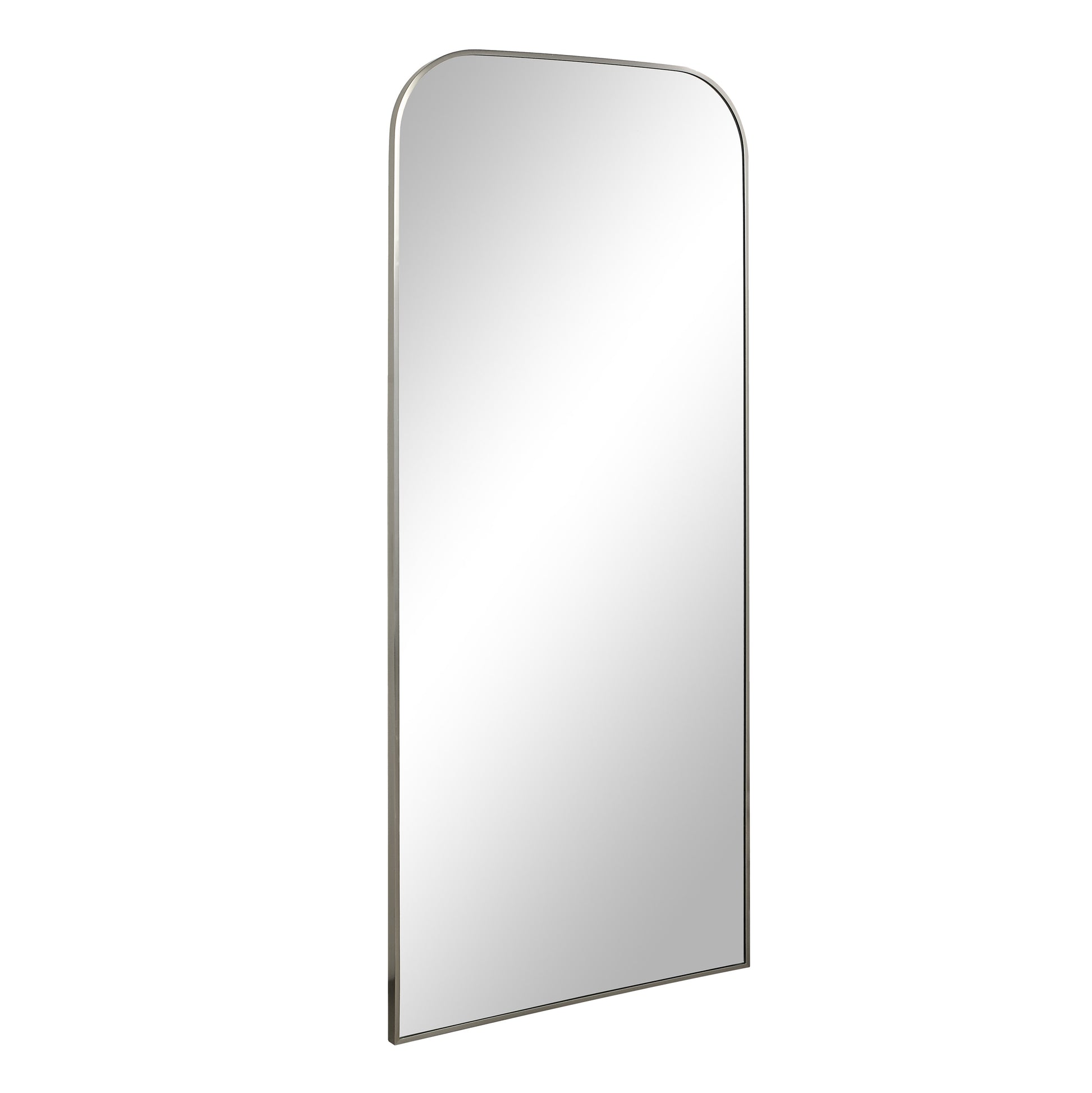 Samia 72" H x 30" W Wall Mirror, Grey-Mirror-DECOROLALA