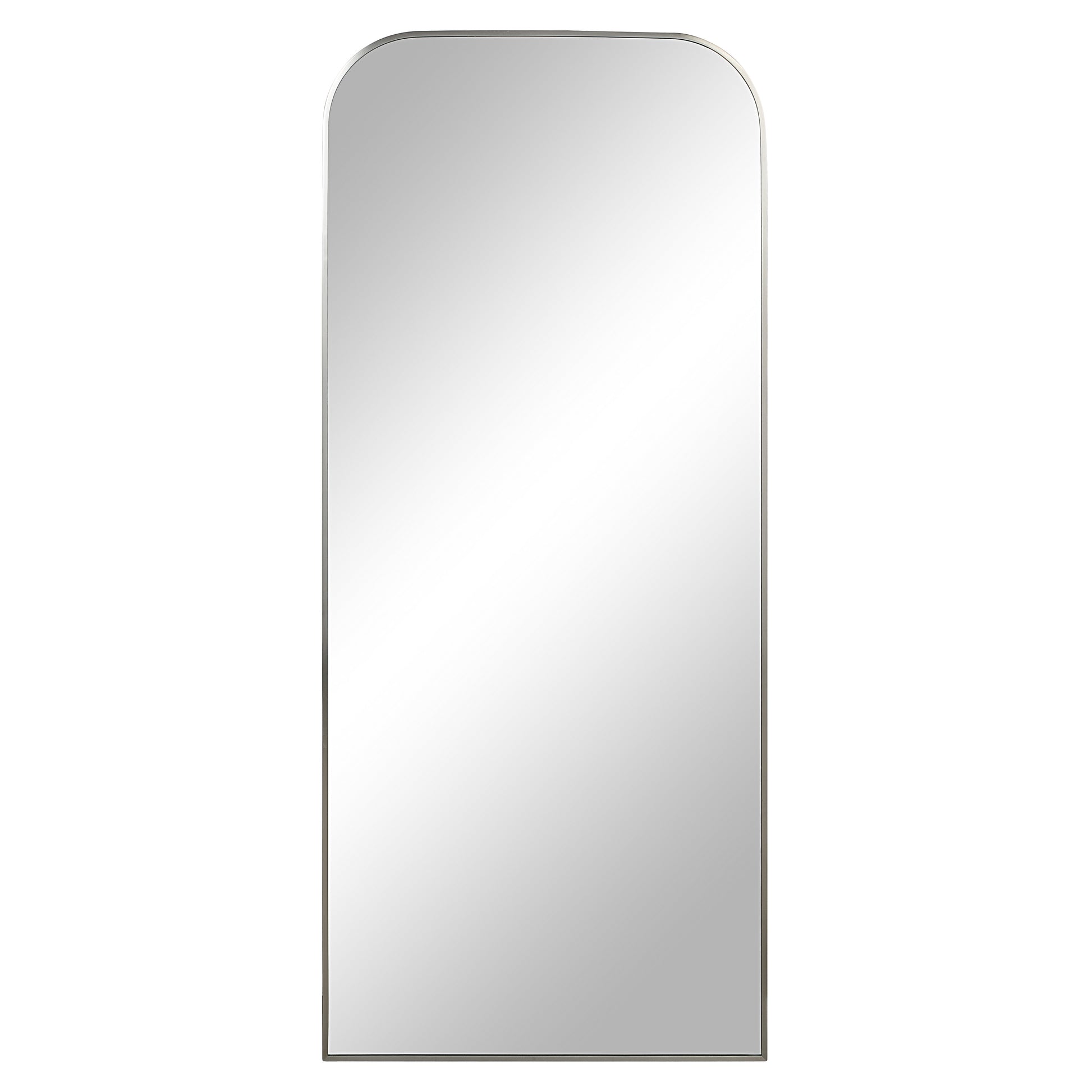Samia 72" H x 30" W Wall Mirror, Grey-Mirror-DECOROLALA